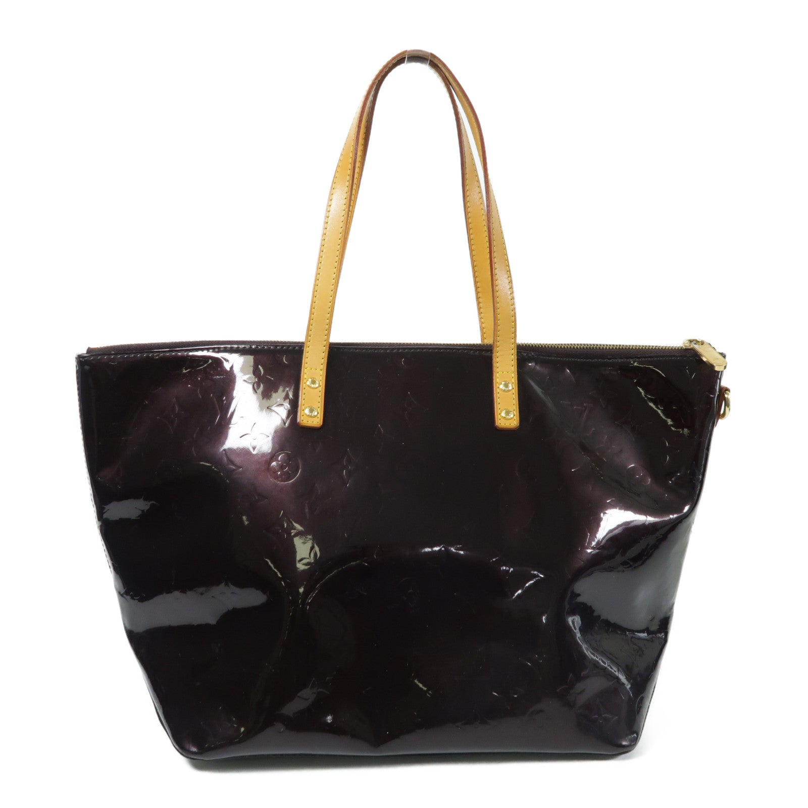 LOUIS VUITTON Vernis Bellevue GM金扣肩背袋