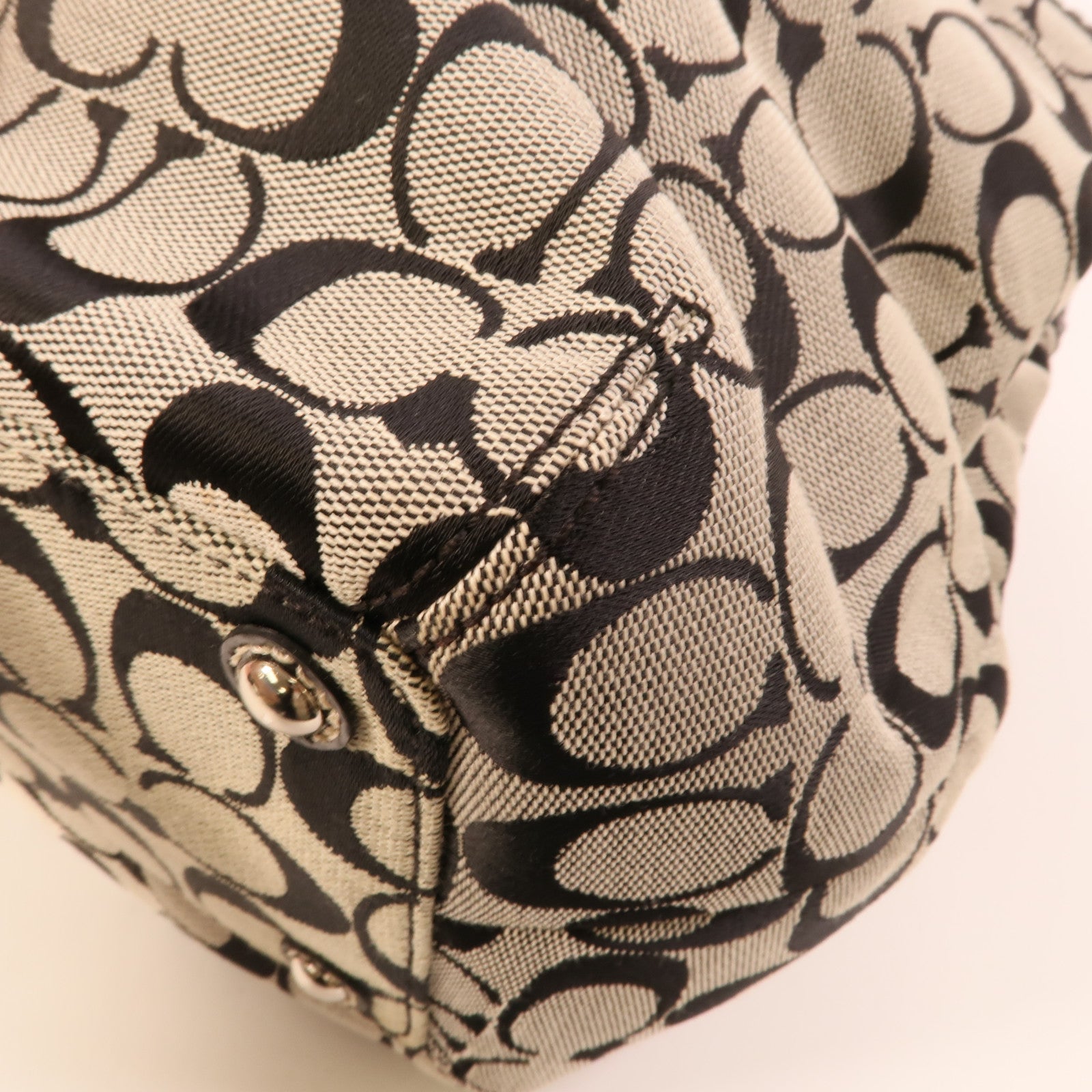 COACH 帆布Tote Bag肩背袋