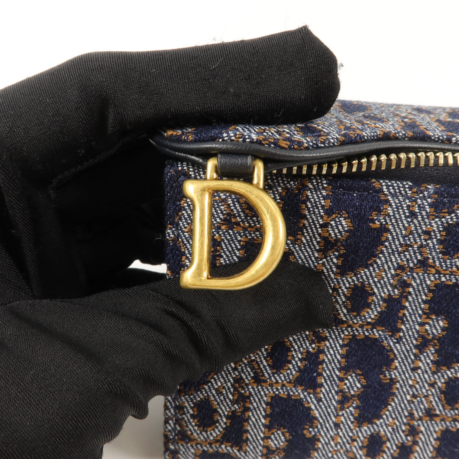 Dior 帆布Saddle Lotus Wallet錢包
