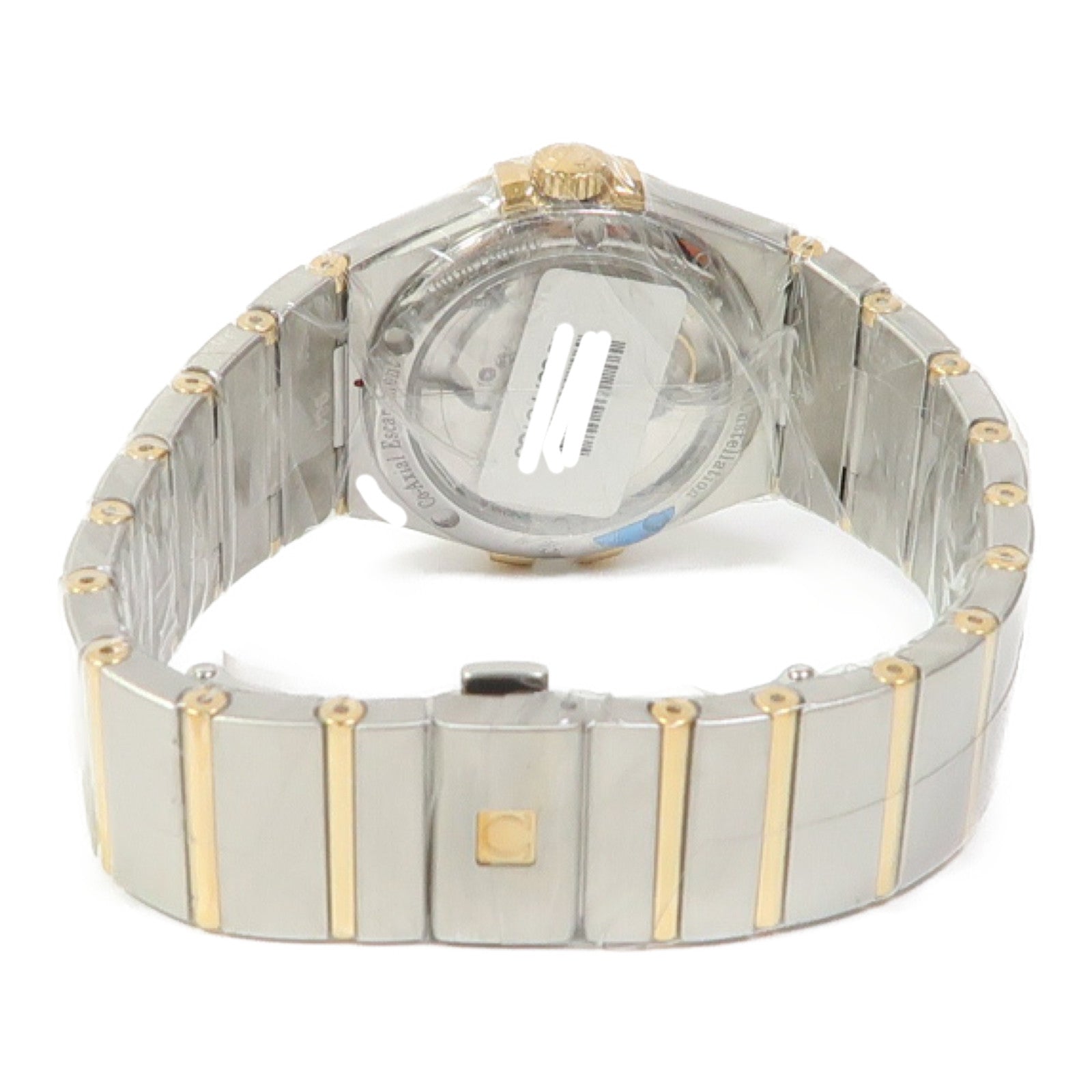 OMEGA Constellation 18K黃金/不鏽鋼/鑽石手錶自動機芯金色