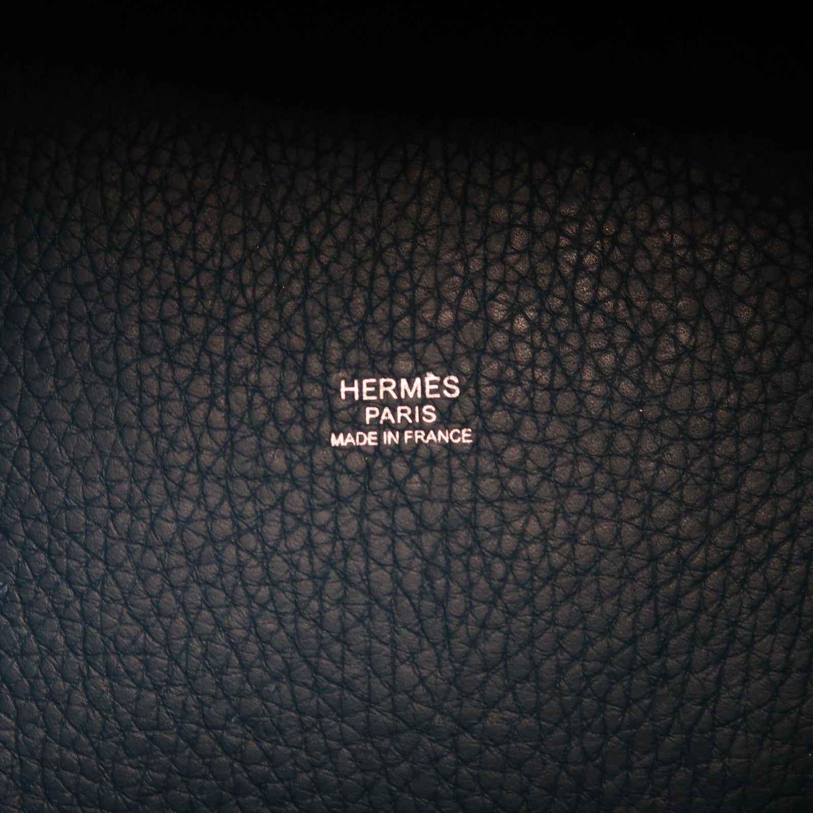 HERMES 【激減優惠】Clemence皮革Picotin PM銀扣手挽袋鈷藍色