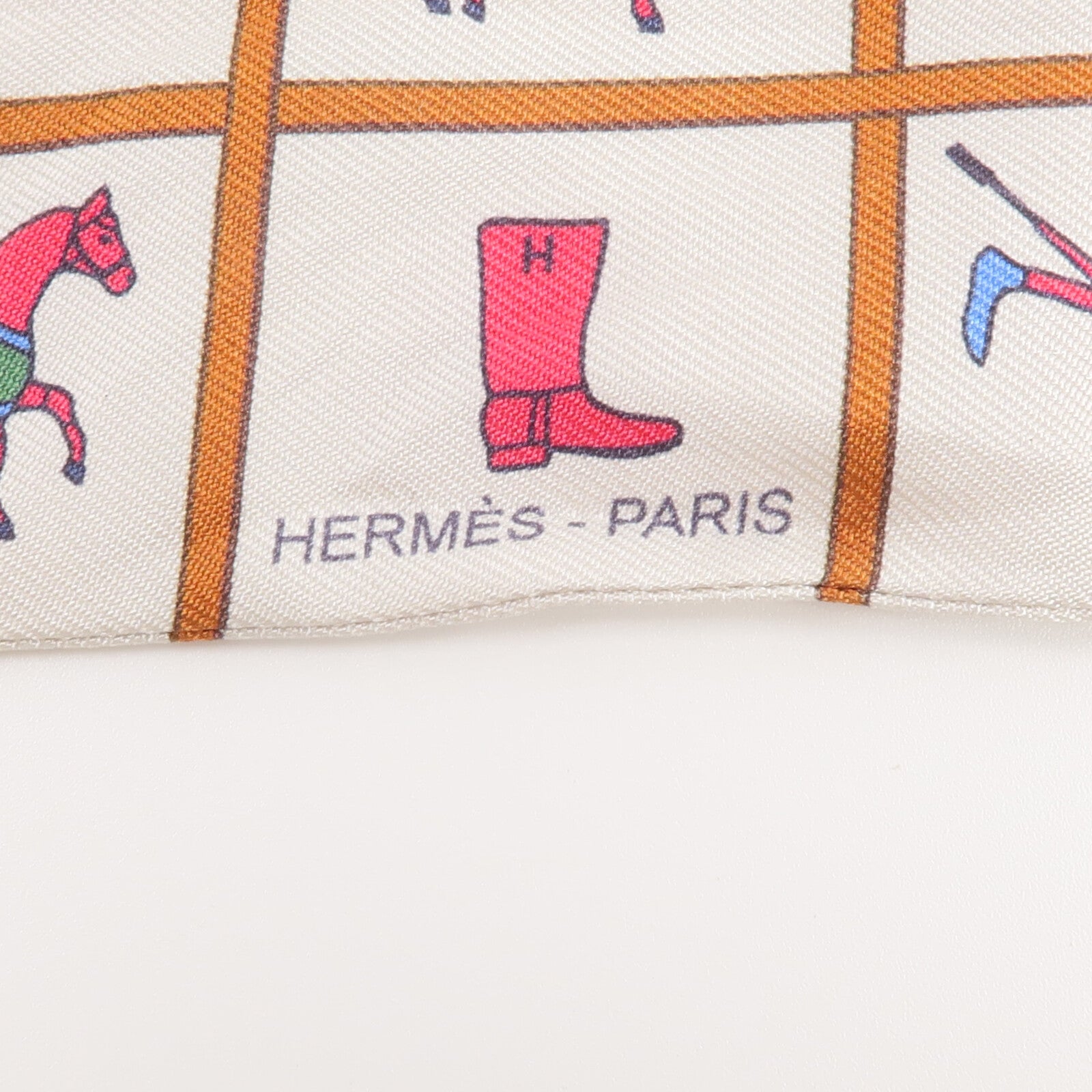 HERMES 絲質Twilly絲巾