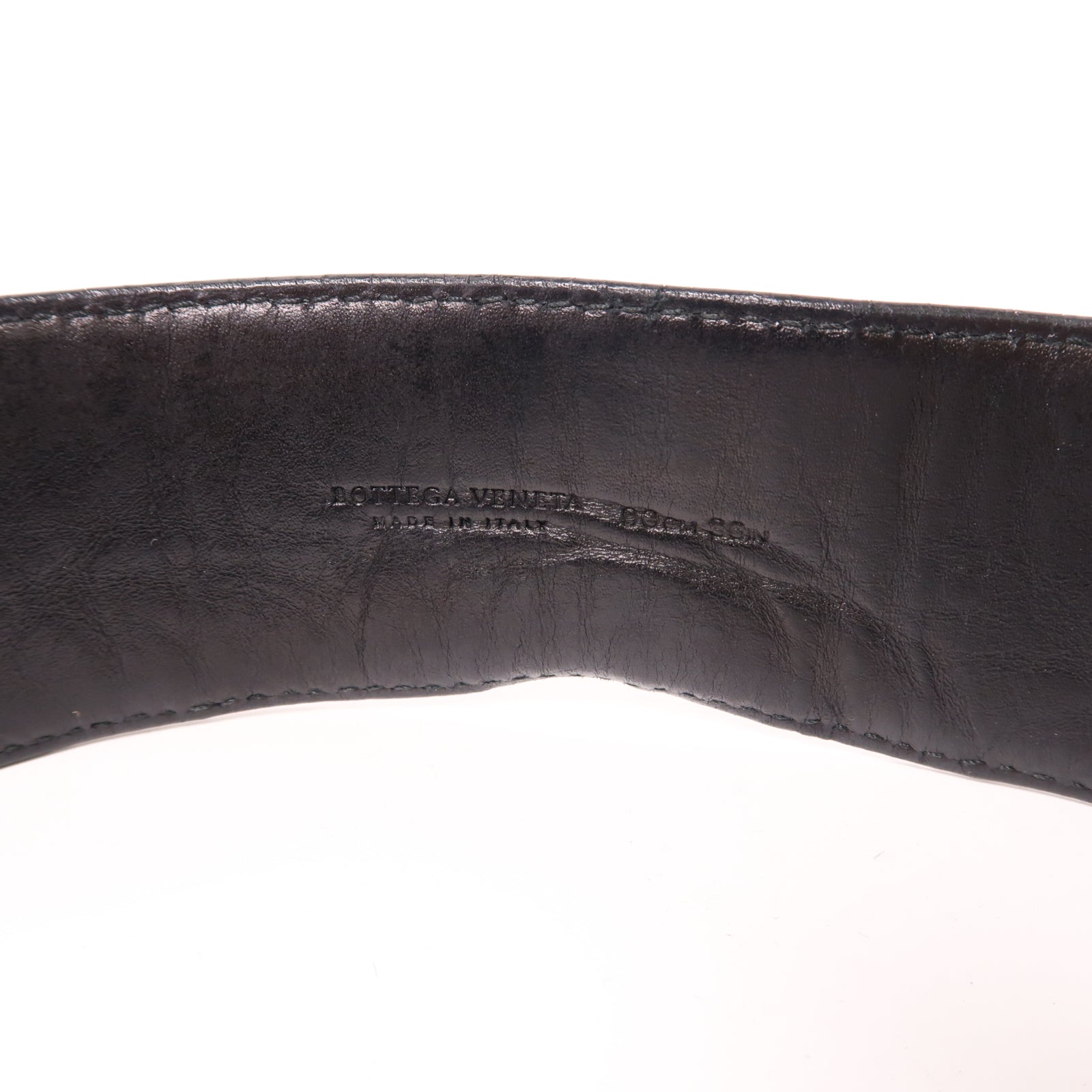 BOTTEGA VENETA 皮革Belt 90cm皮帶黑色