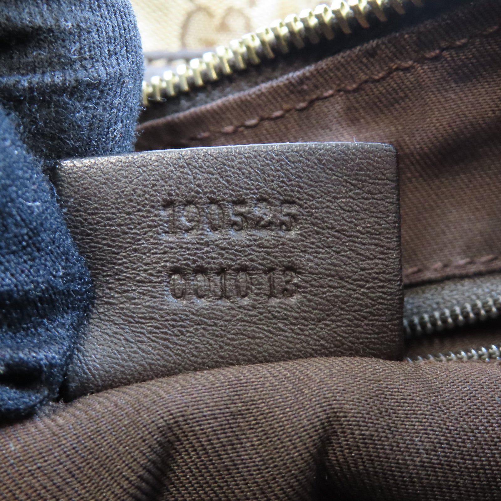 GUCCI GG GHW Abbey Shoulder Bag 190526 Canvas Brown