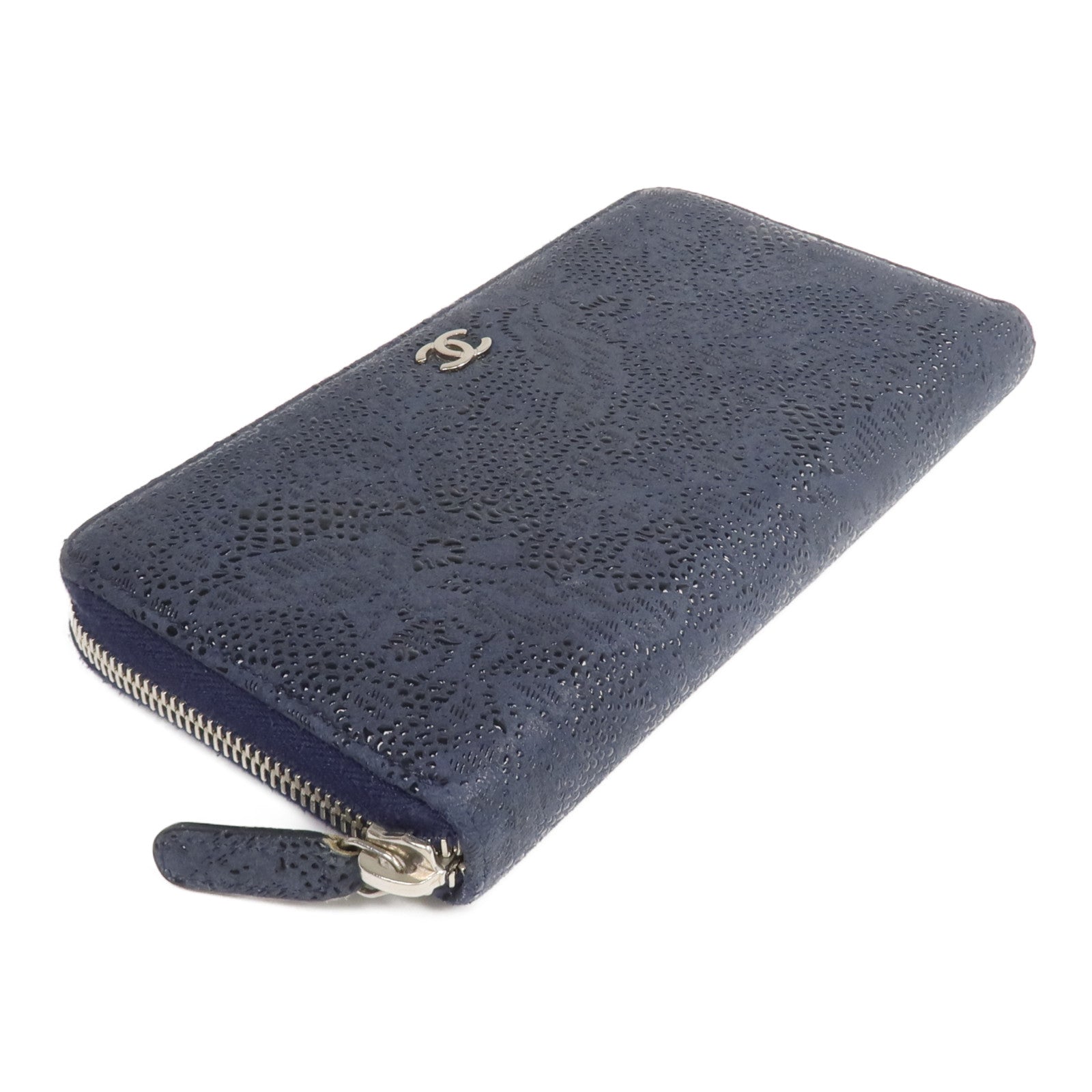 CHANEL 塗層帆布Long Zip-around Wallet長錢包