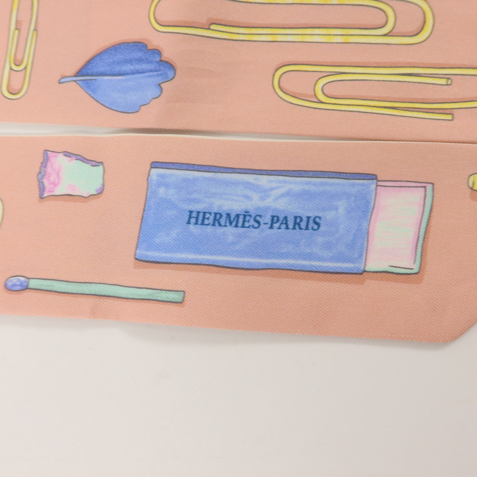 HERMES 絲質Twilly絲巾
