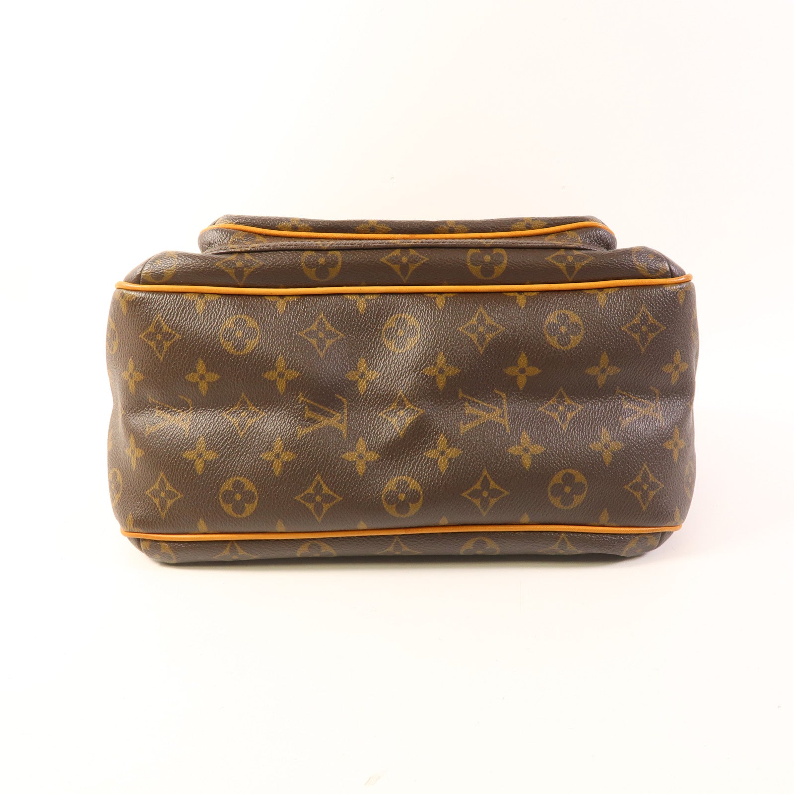 LOUIS VUITTON LV GHW Tikal GM Shoulder Bag Monogram M40077 Brown