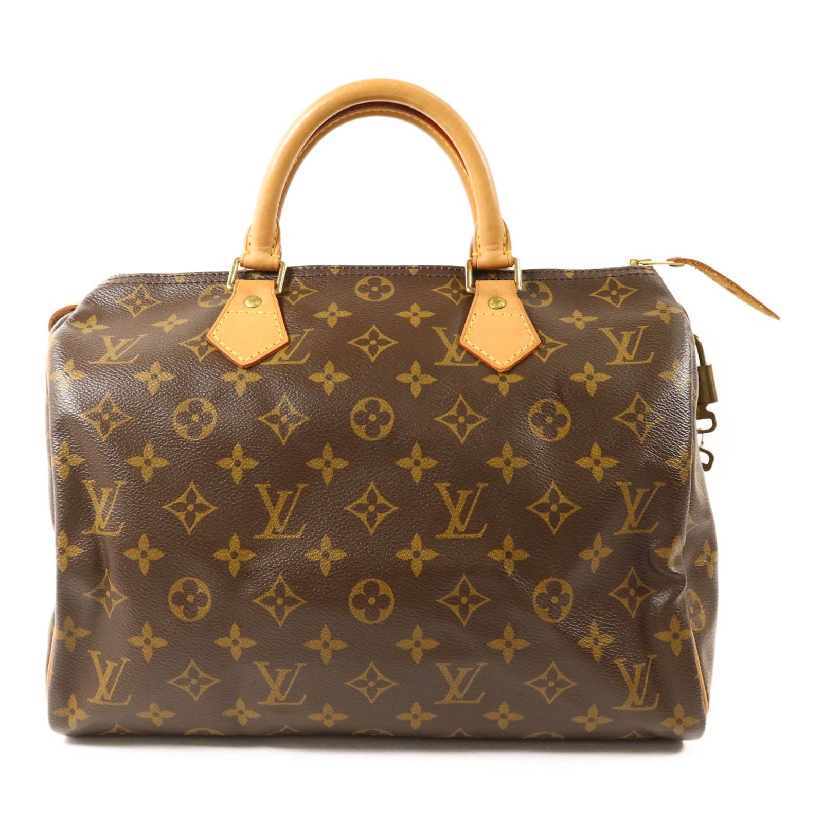 LOUIS VUITTON Monogram Speedy 30金扣手挽袋