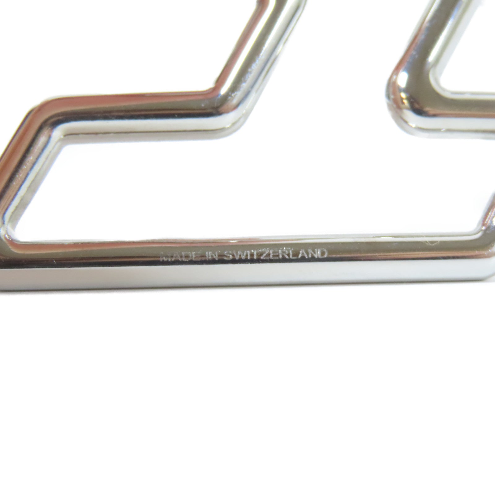 HERMES 金屬H Too Speed Key Ring鑰匙圈銀色