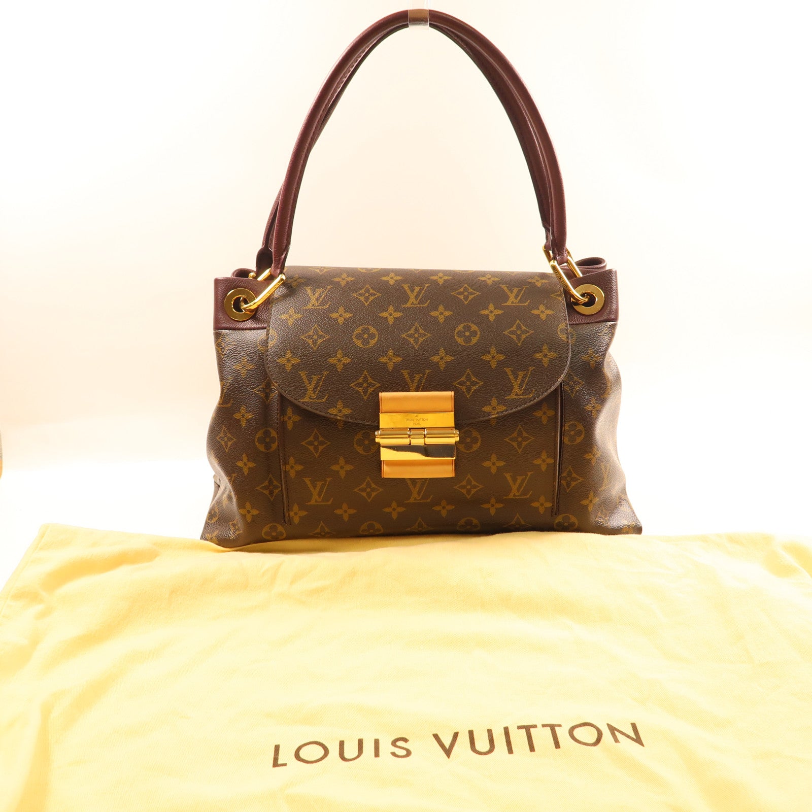 LOUIS VUITTON Monogram Olympe金扣肩背袋