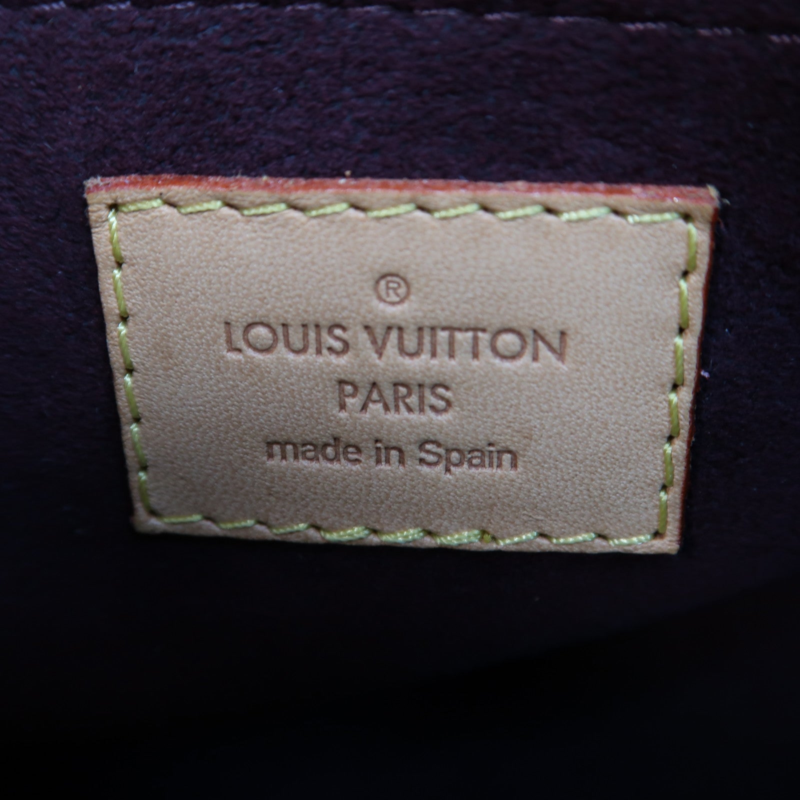 LOUIS VUITTON Monogram Montaigne BB金扣手挽肩背兩用袋啡色