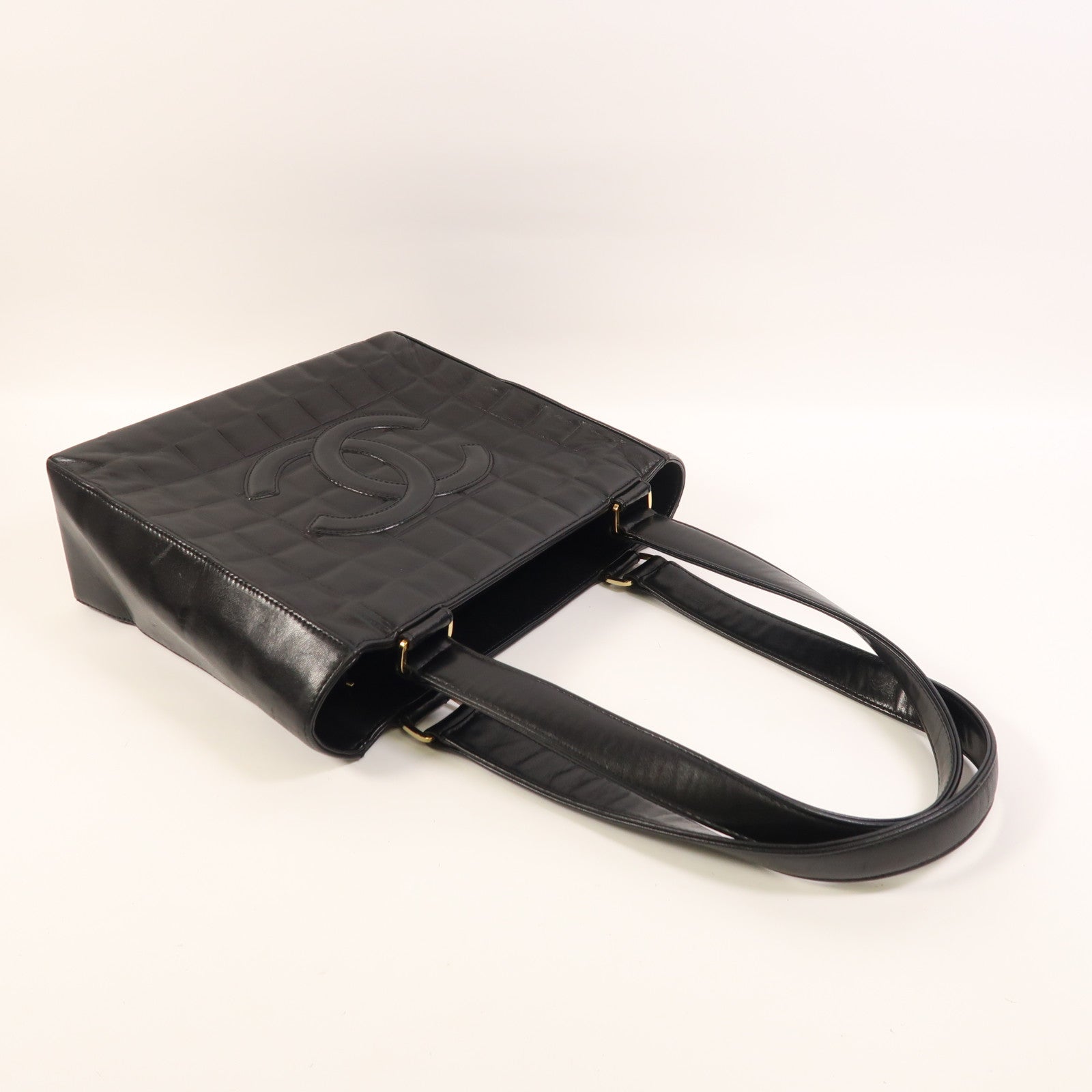 CHANEL 牛皮皮革Vintage Shoulder Bag金扣肩背袋