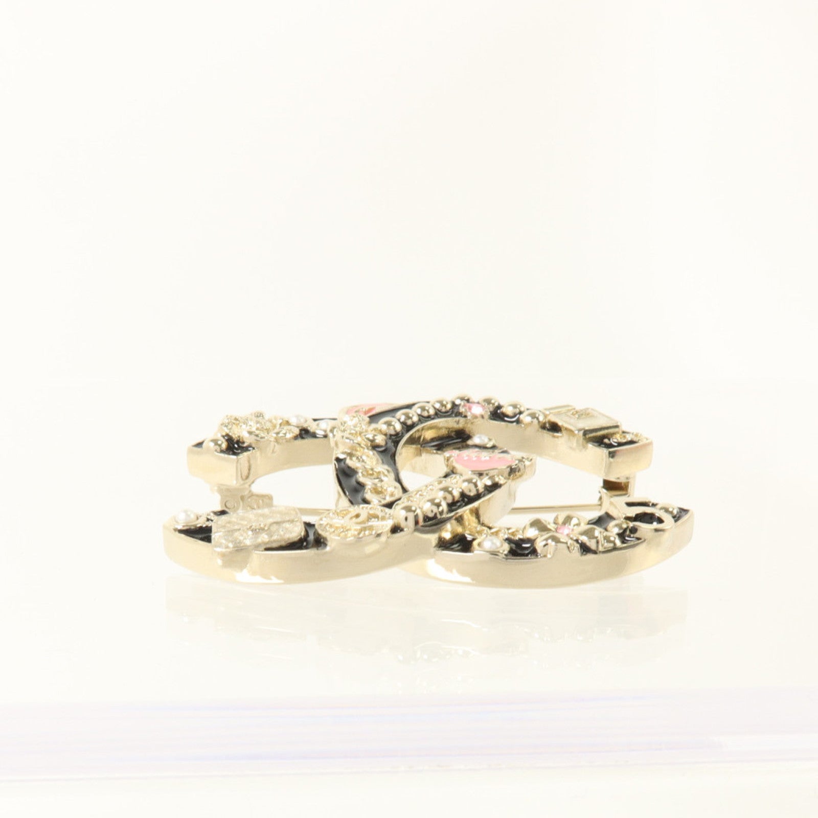 CHANEL 金屬/PVC Brooch胸針