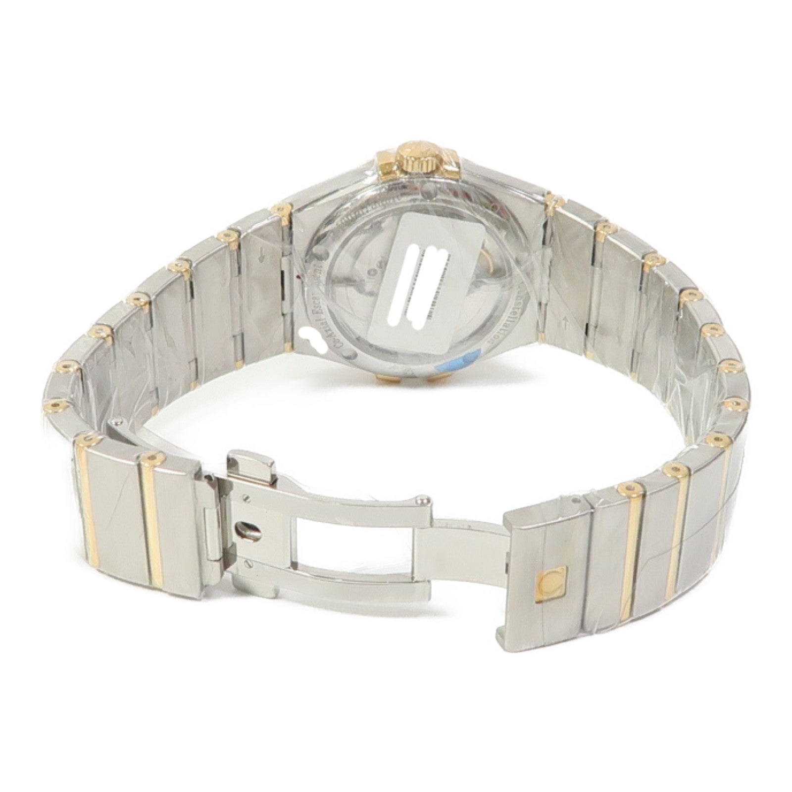 OMEGA Constellation 18K黃金/不鏽鋼/鑽石手錶自動機芯金色