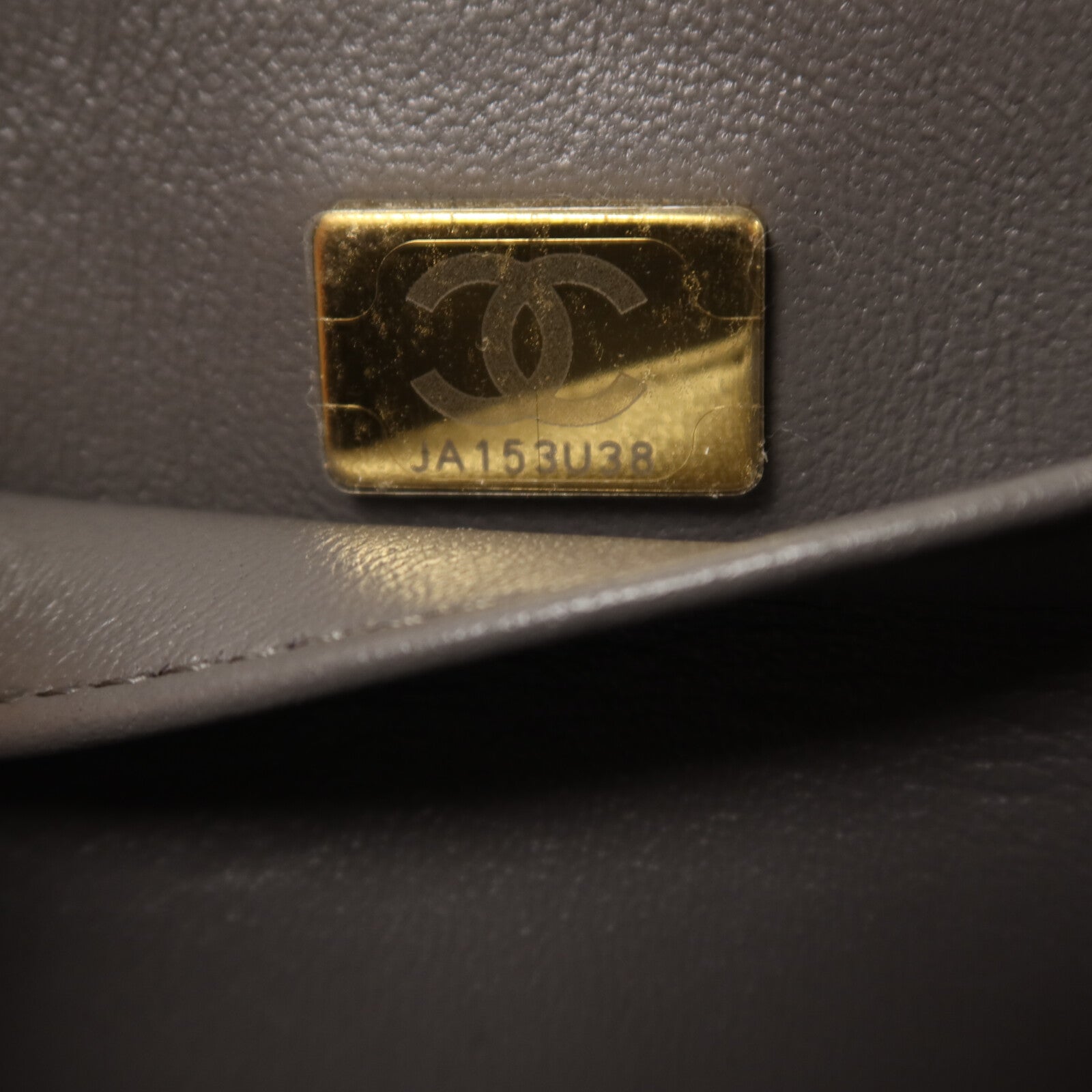 CHANEL 羊皮皮革Vanity Case金扣鏈帶手挽肩背兩用袋