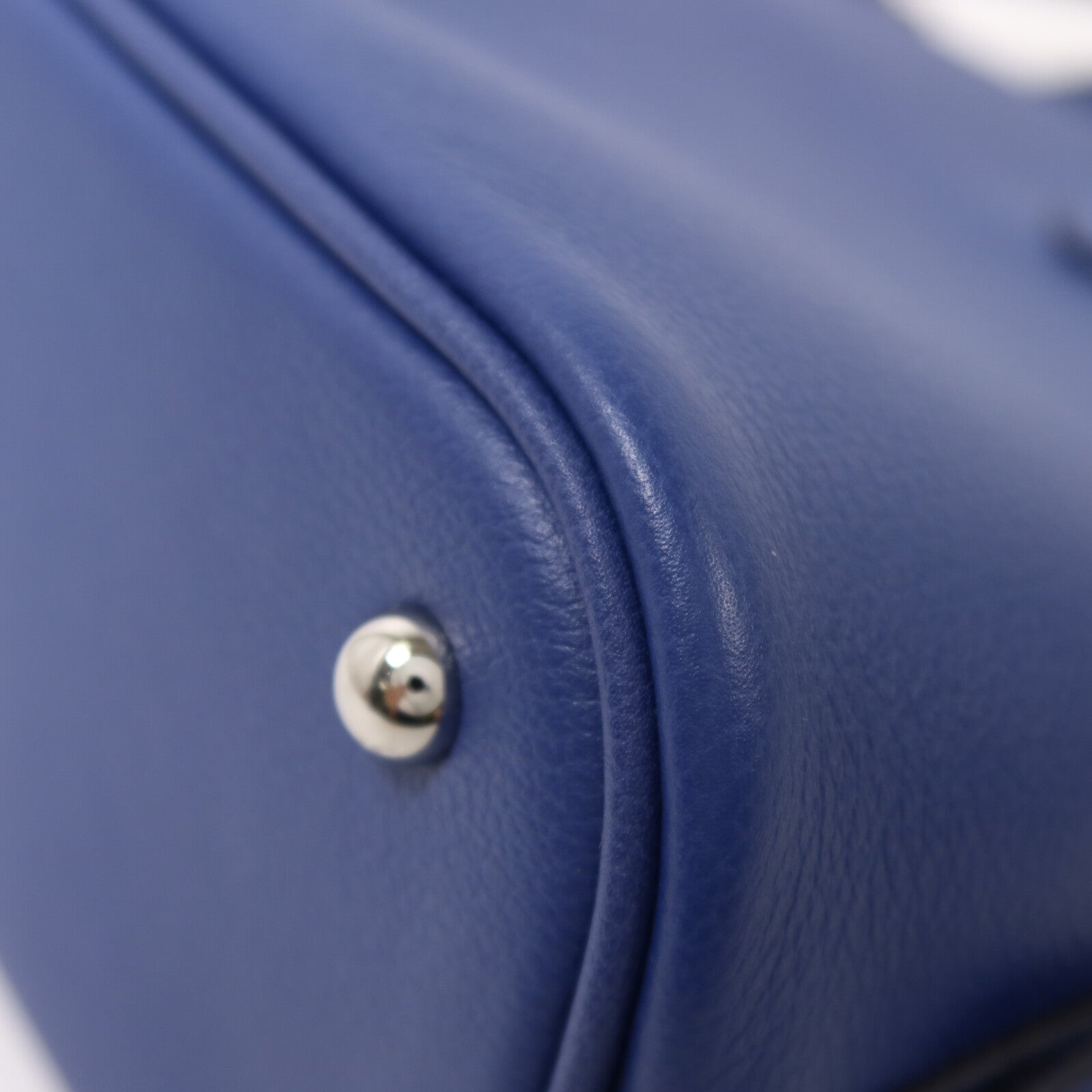 HERMES Evercolor皮革Bolide 25手挽肩背兩用袋Bleu Saphir/Cassis