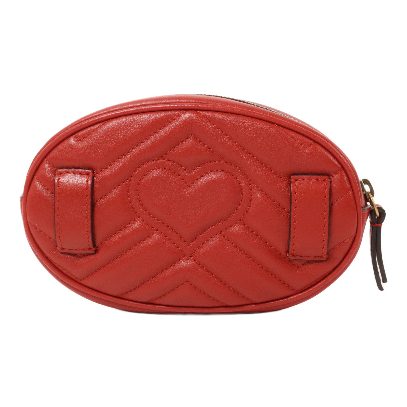 GUCCI 牛皮皮革GG Marmont Belt Bag腰包