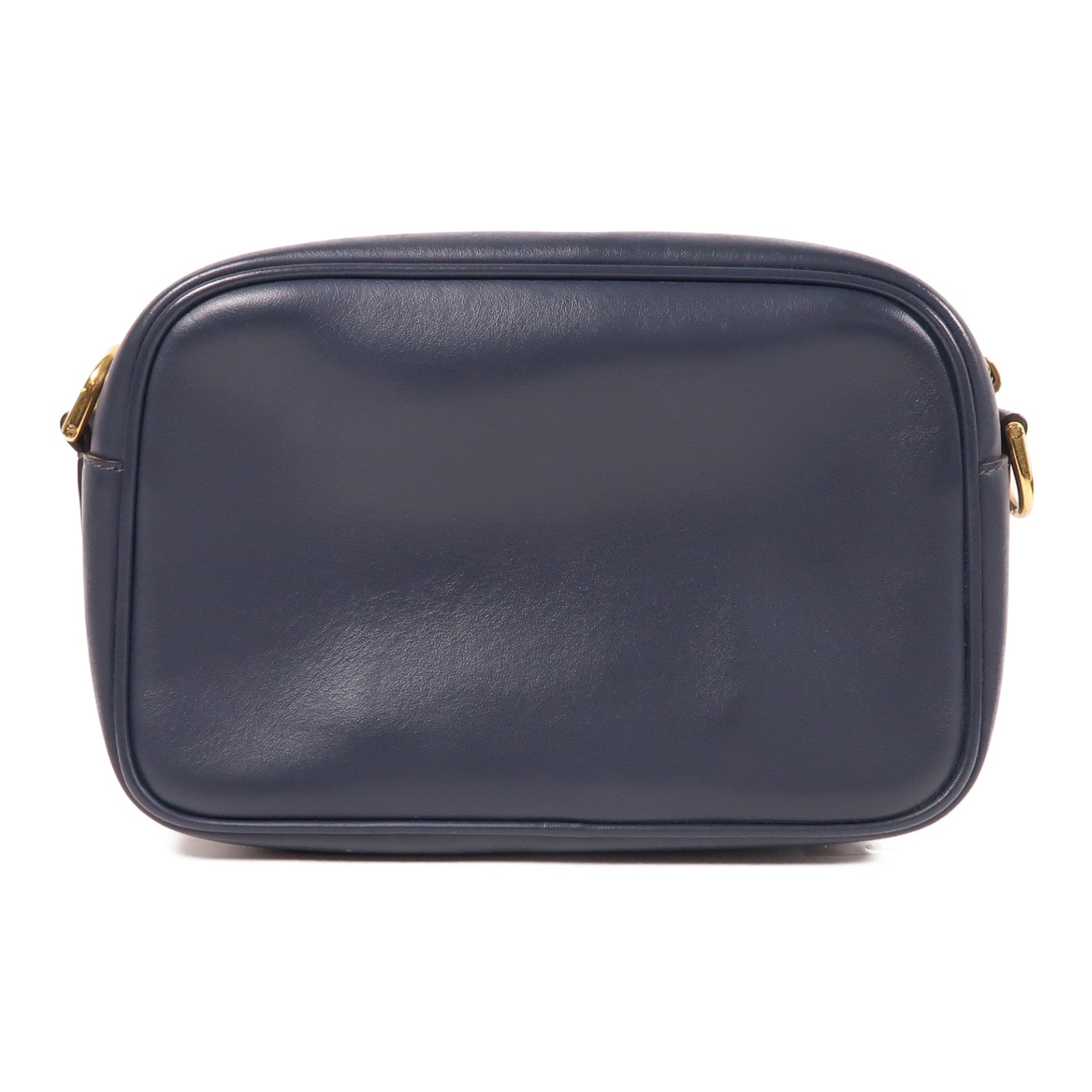 FENDI GHW Shoulder Bag 8BT287 Calfskin Leather Blue