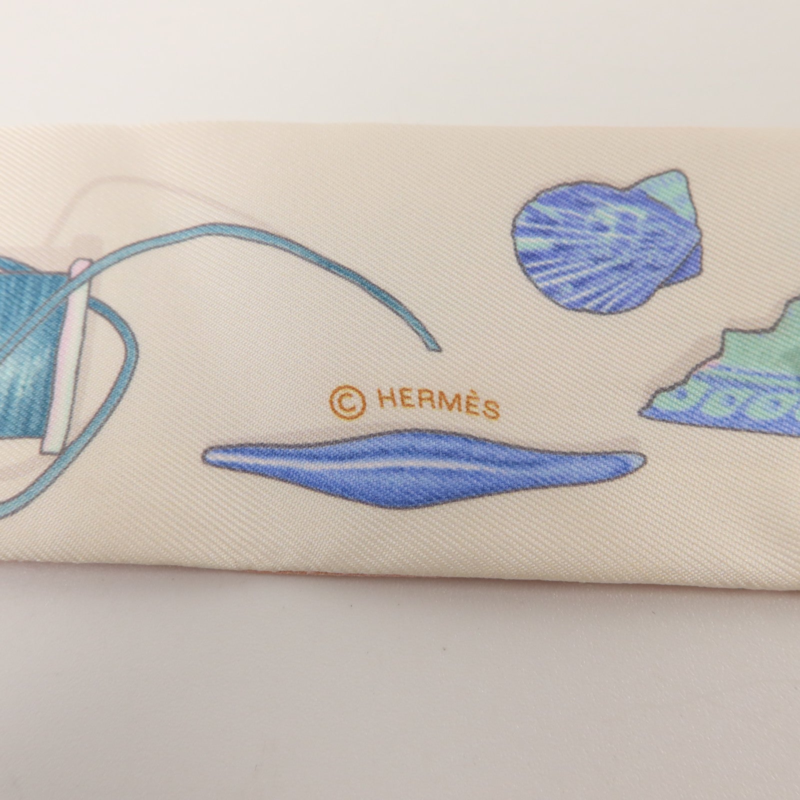 HERMES 絲質Twilly絲巾