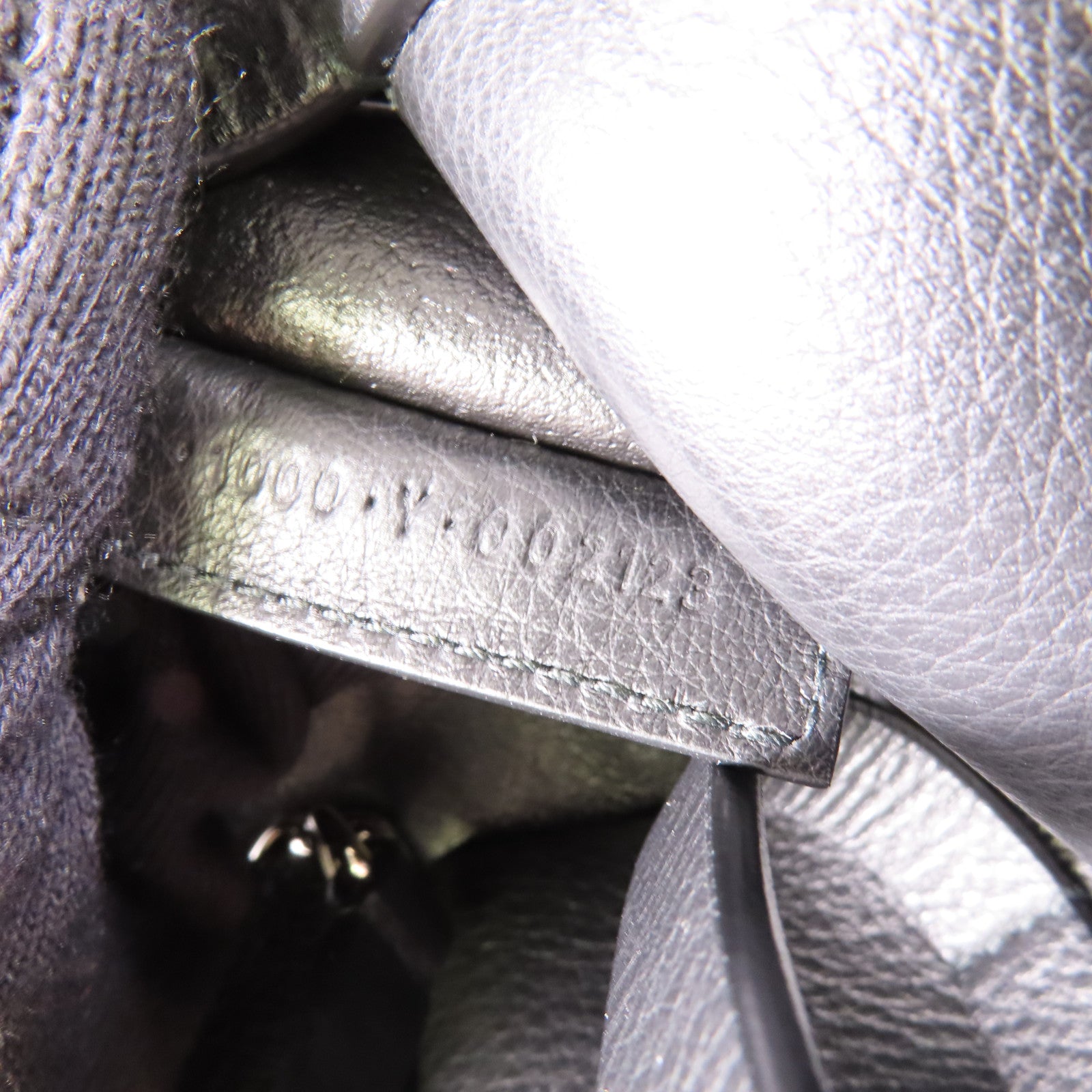 BALENCIAGA 牛皮皮革2 Way Shoulder銀扣手挽肩背兩用袋