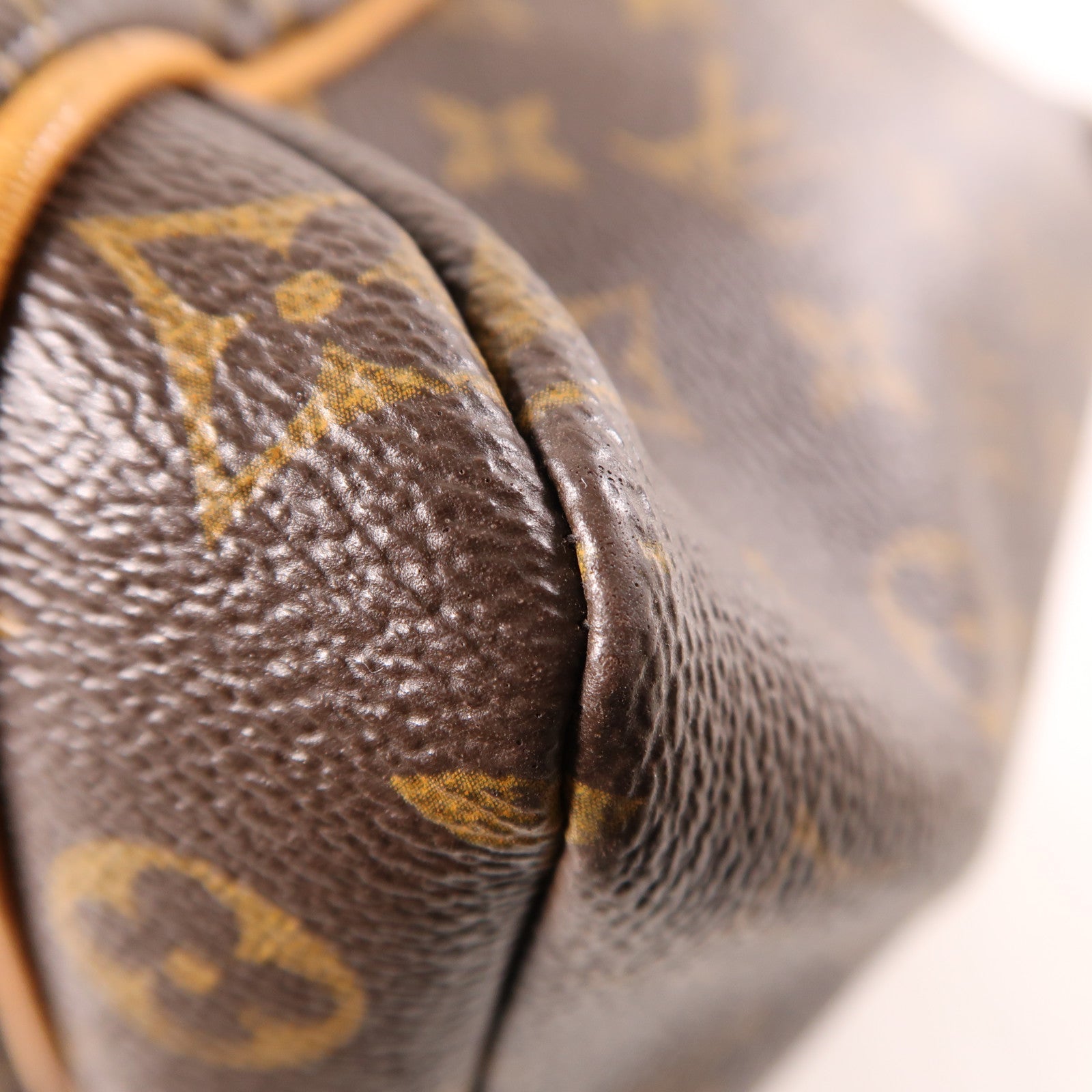 LOUIS VUITTON Monogram Totally MM金扣肩背袋棕色