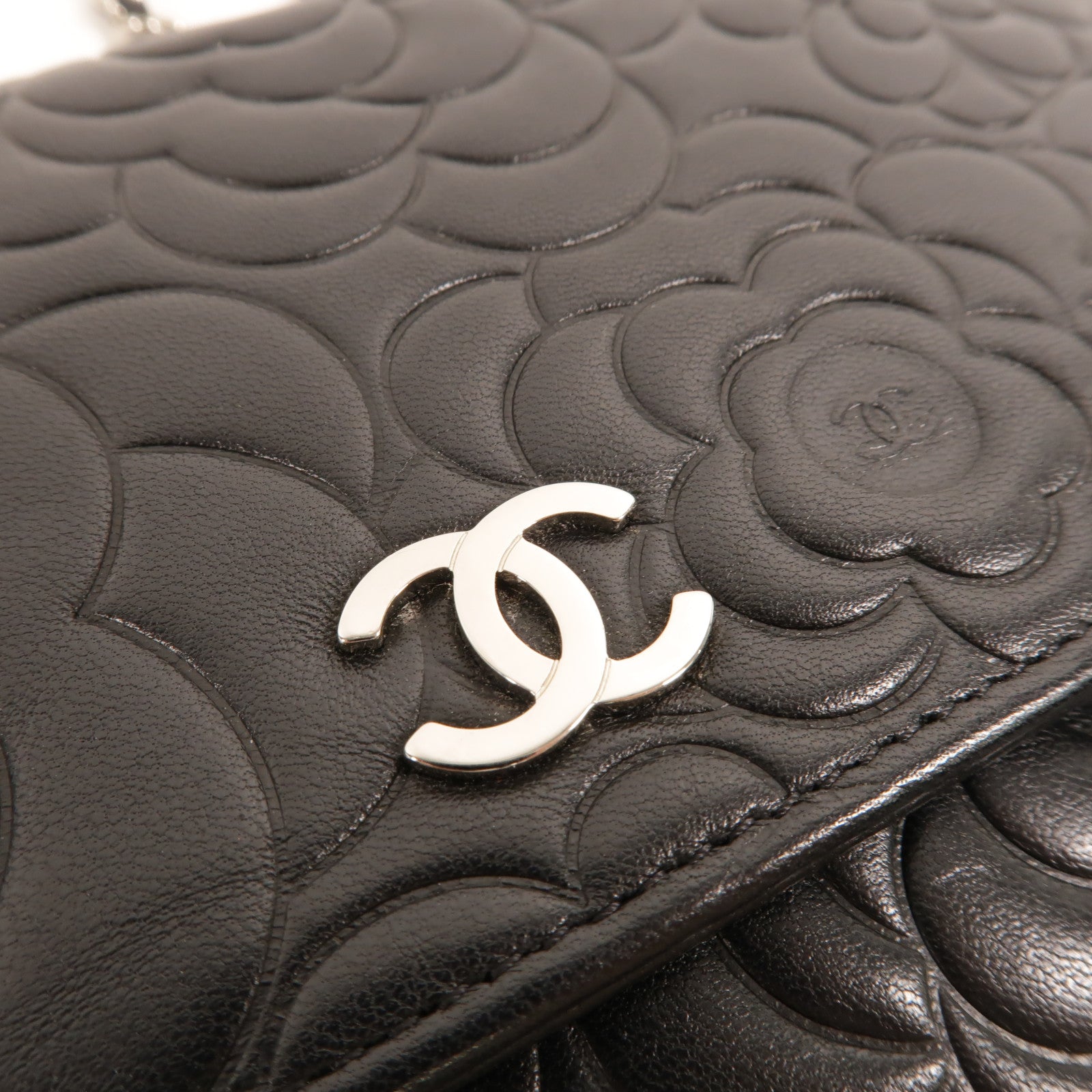 CHANEL 羊皮皮革WOC Wallet On Chain鏈帶肩背袋