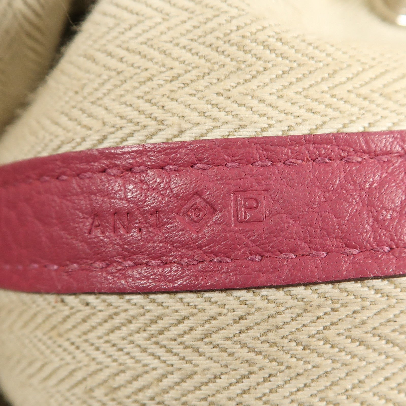 HERMES Fjord皮革Garden Party PM銀扣手挽袋Tosca