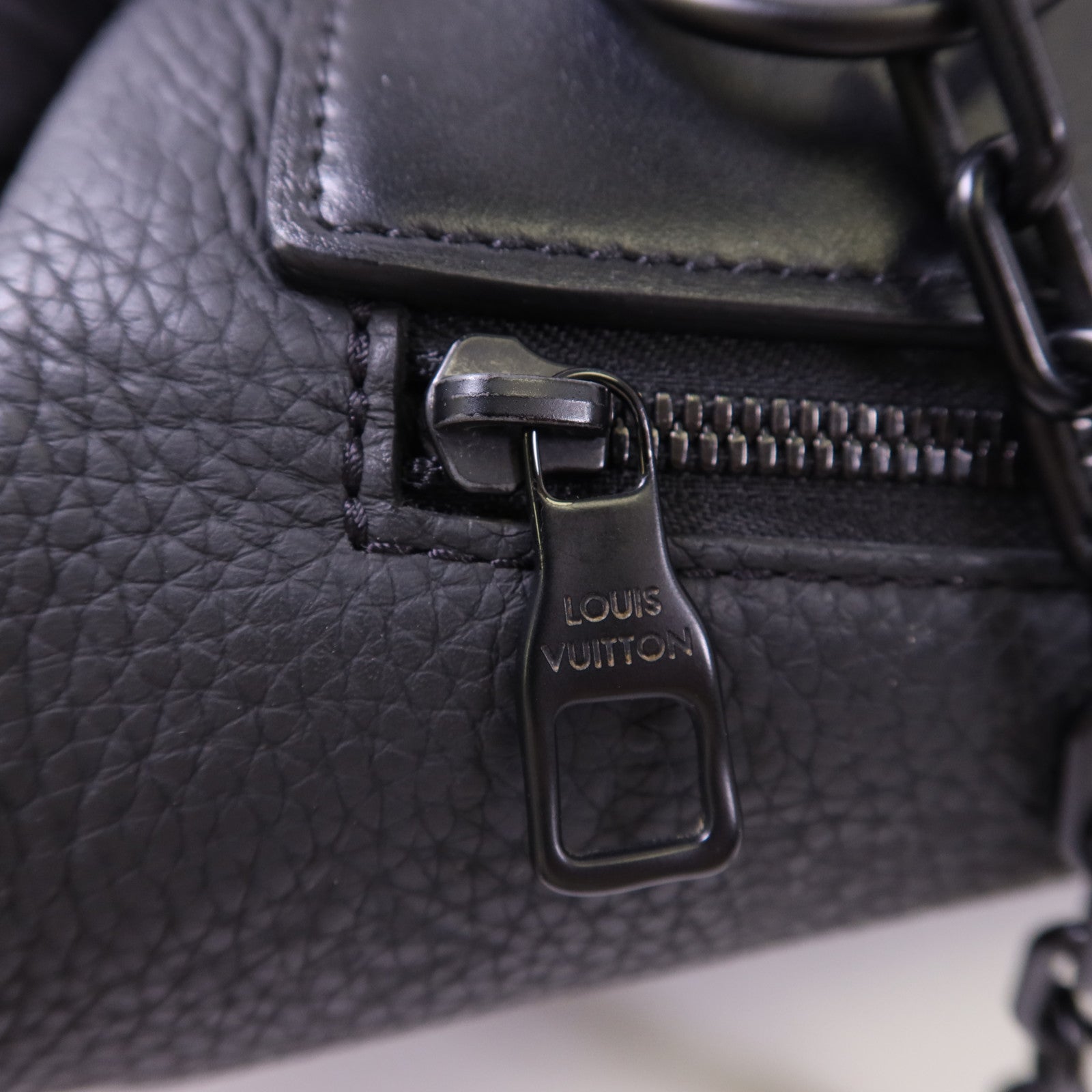 LOUIS VUITTON Taurillon Steamer PM手挽肩背兩用袋