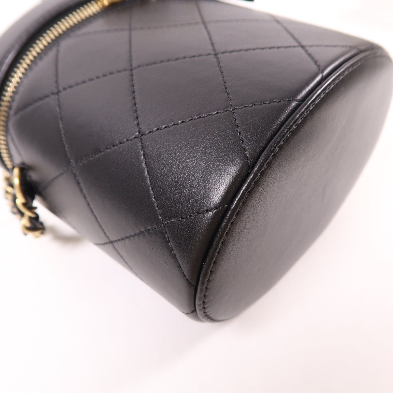 CHANEL 牛皮皮革Chain Shoulder Bag金扣鏈帶手挽肩背兩用袋