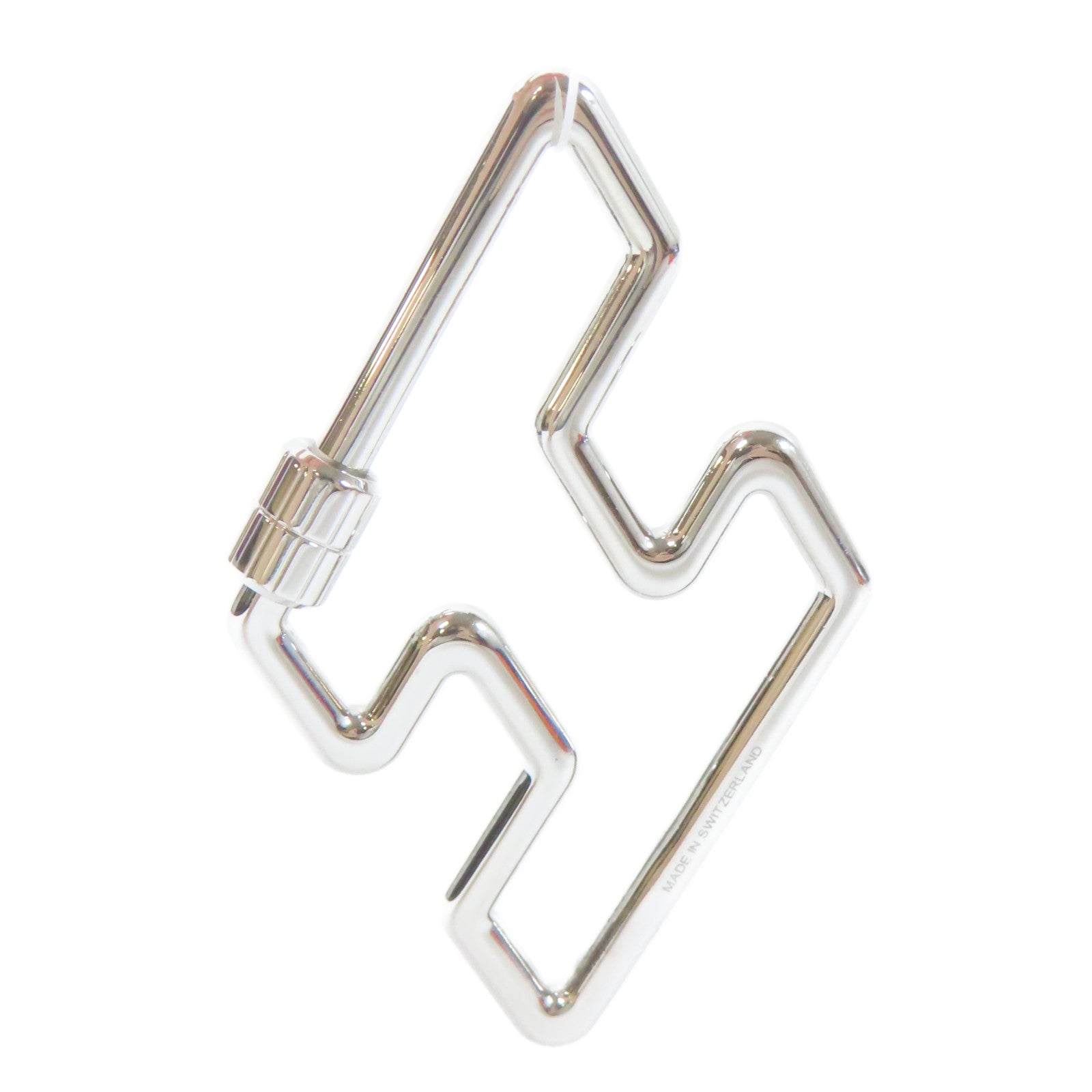 HERMES 金屬H Too Speed Key Ring鑰匙圈銀色