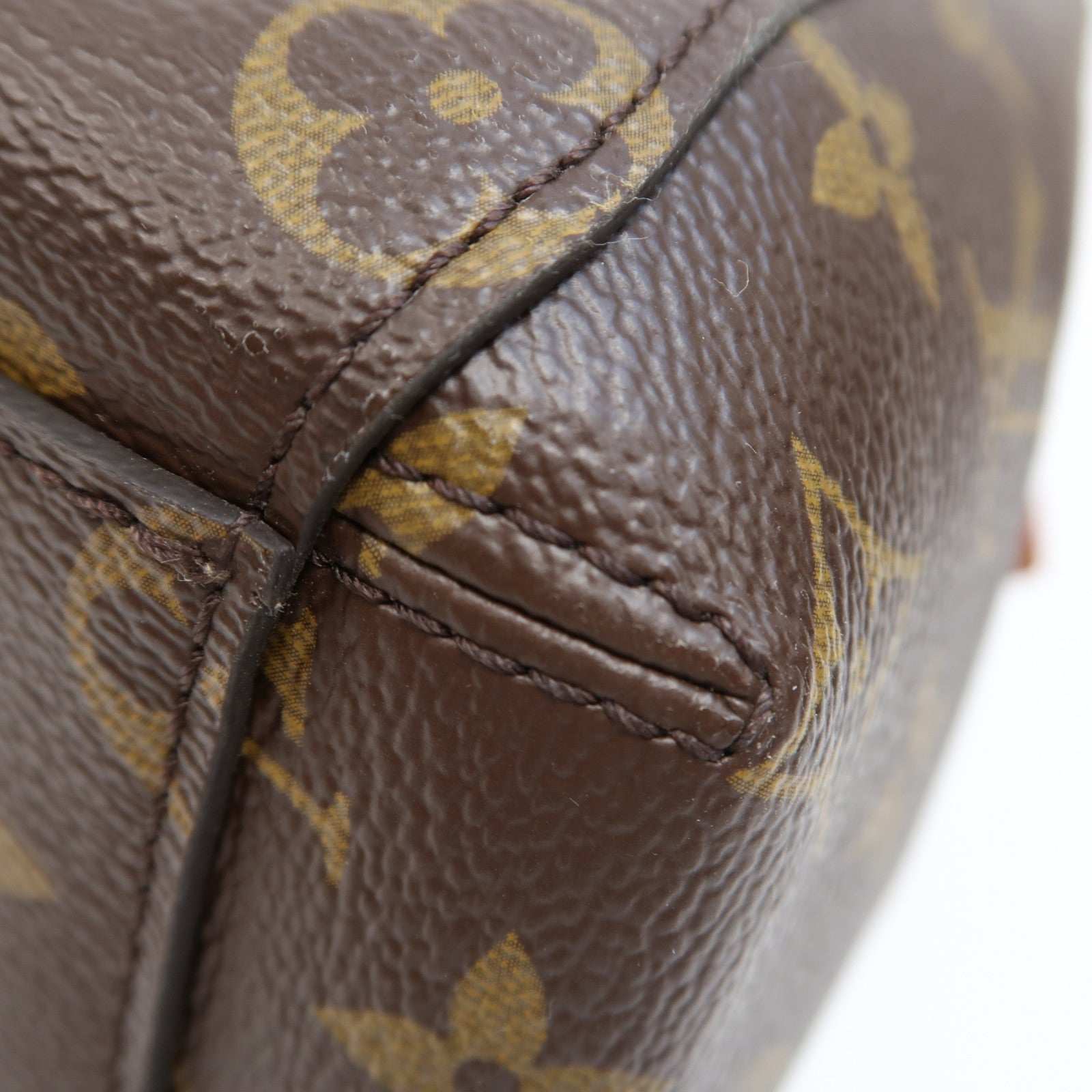 LOUIS VUITTON Monogram Montaigne BB金扣手挽肩背兩用袋啡色