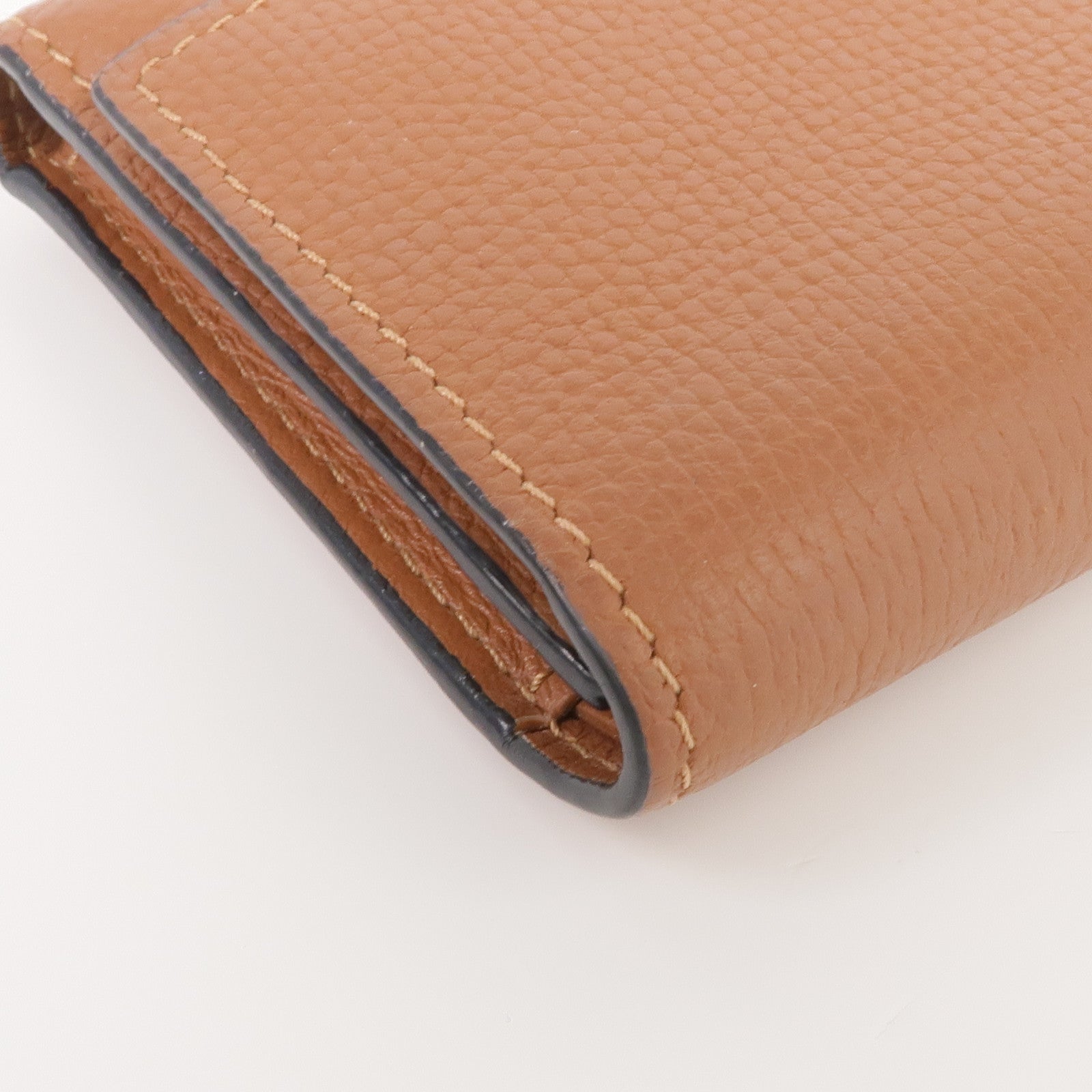 LOEWE 牛皮皮革Anagram Trifold Wallet銀扣錢包