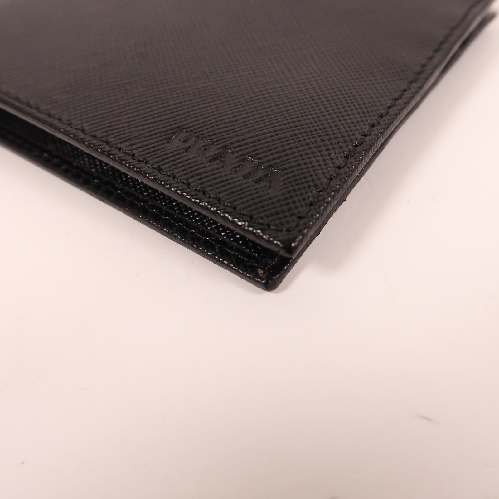 PRADA 牛皮皮革Wallet錢包黑色