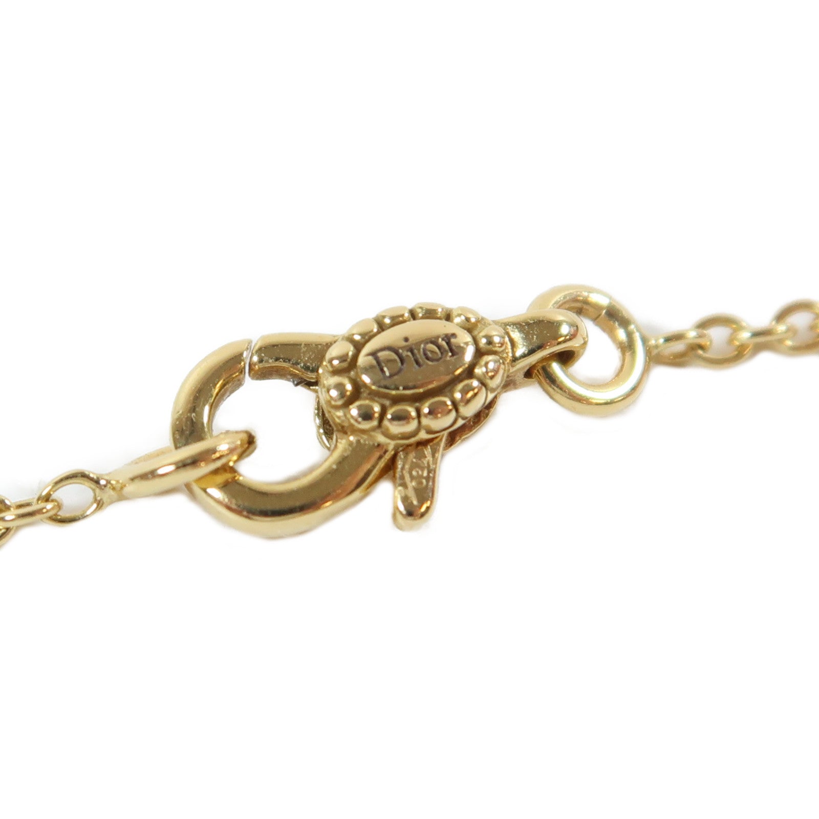 Dior 18K黃金Rose Des Vents項鍊#42cm