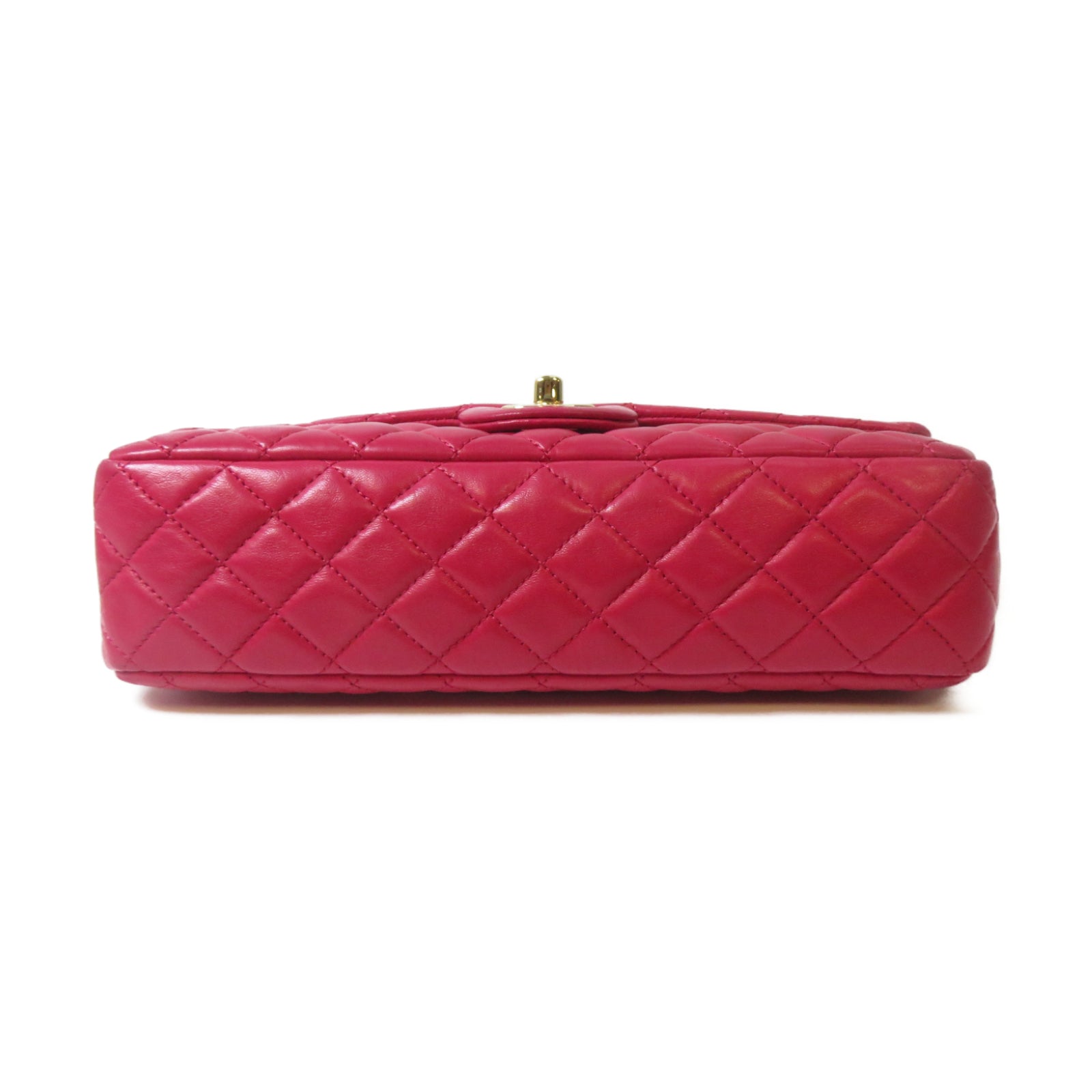 CHANEL 【激減優惠】菱格羊皮皮革Valentine Chain Shoulder Bag金扣鏈帶肩背袋粉紅色