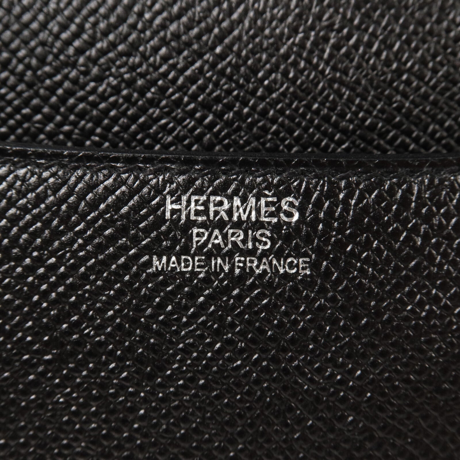 HERMES Epsom皮革皮革Constance 24肩背袋Noir