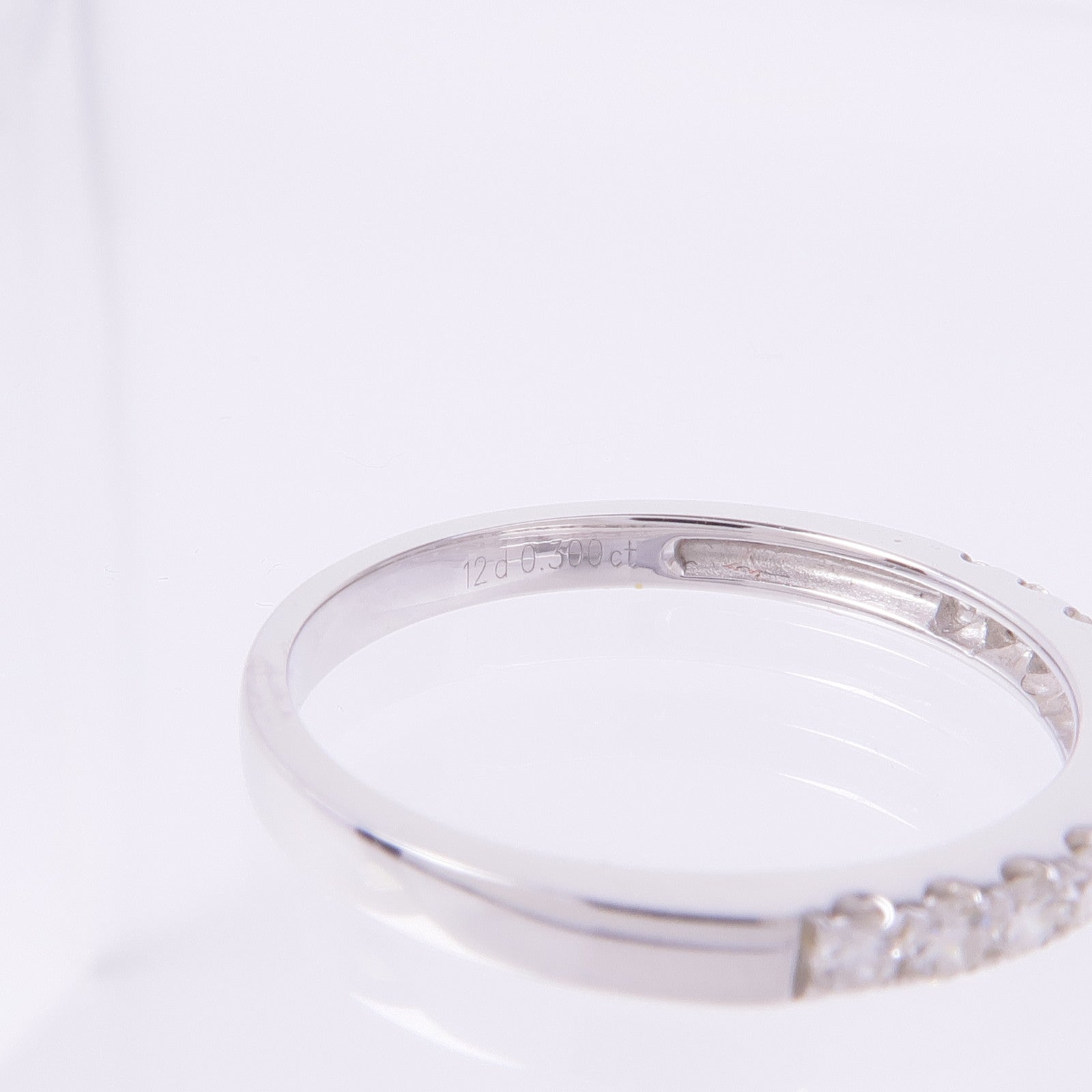 JEWELRY 18K白金Diamond Ring鑽石戒指US#6.75
