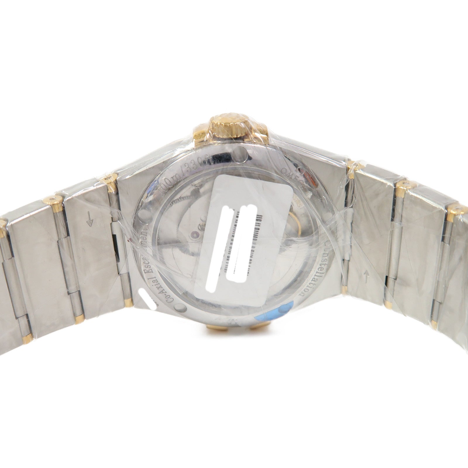 OMEGA Constellation 18K黃金/不鏽鋼/鑽石手錶自動機芯金色