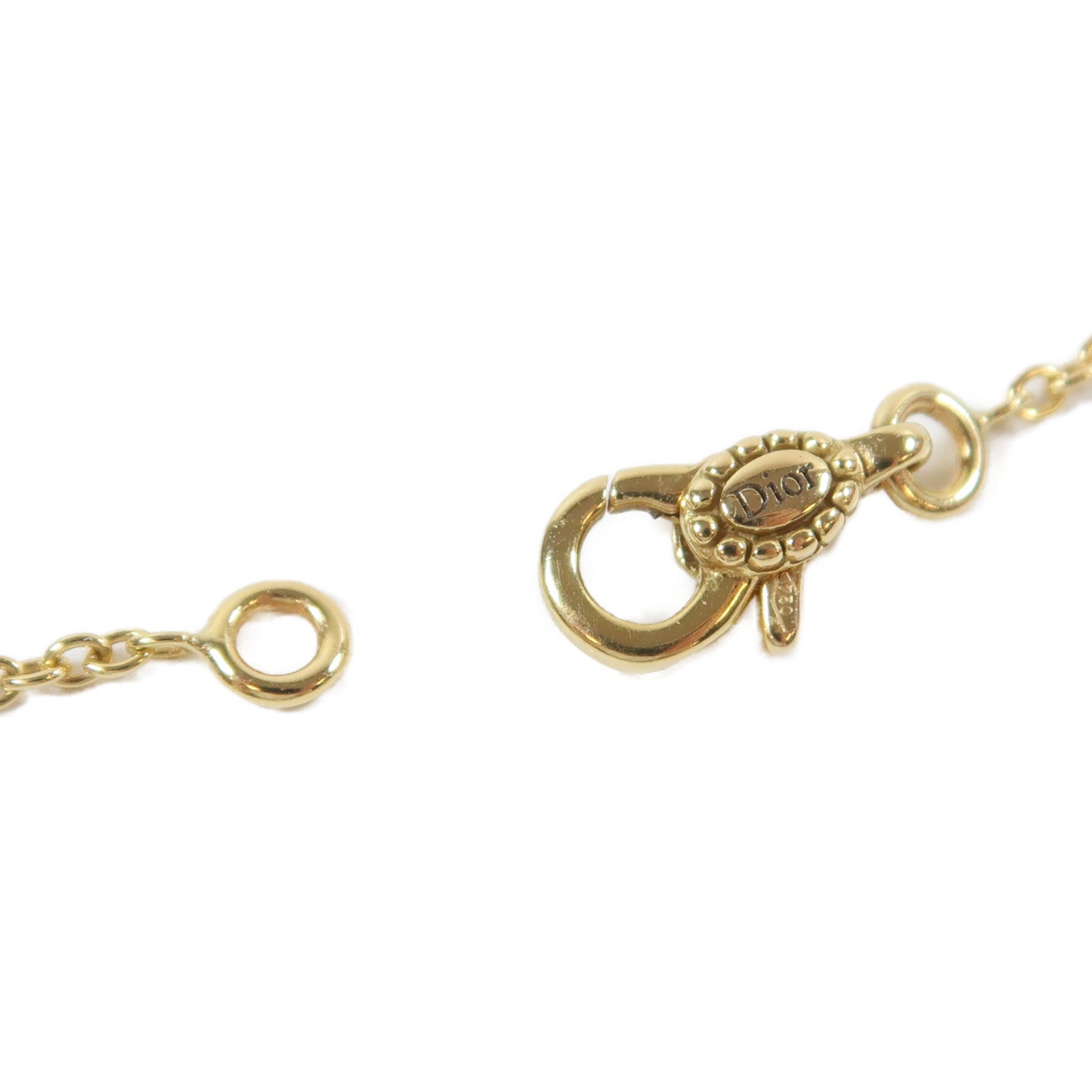 Dior 18K黃金Rose Des Vents項鍊#42cm