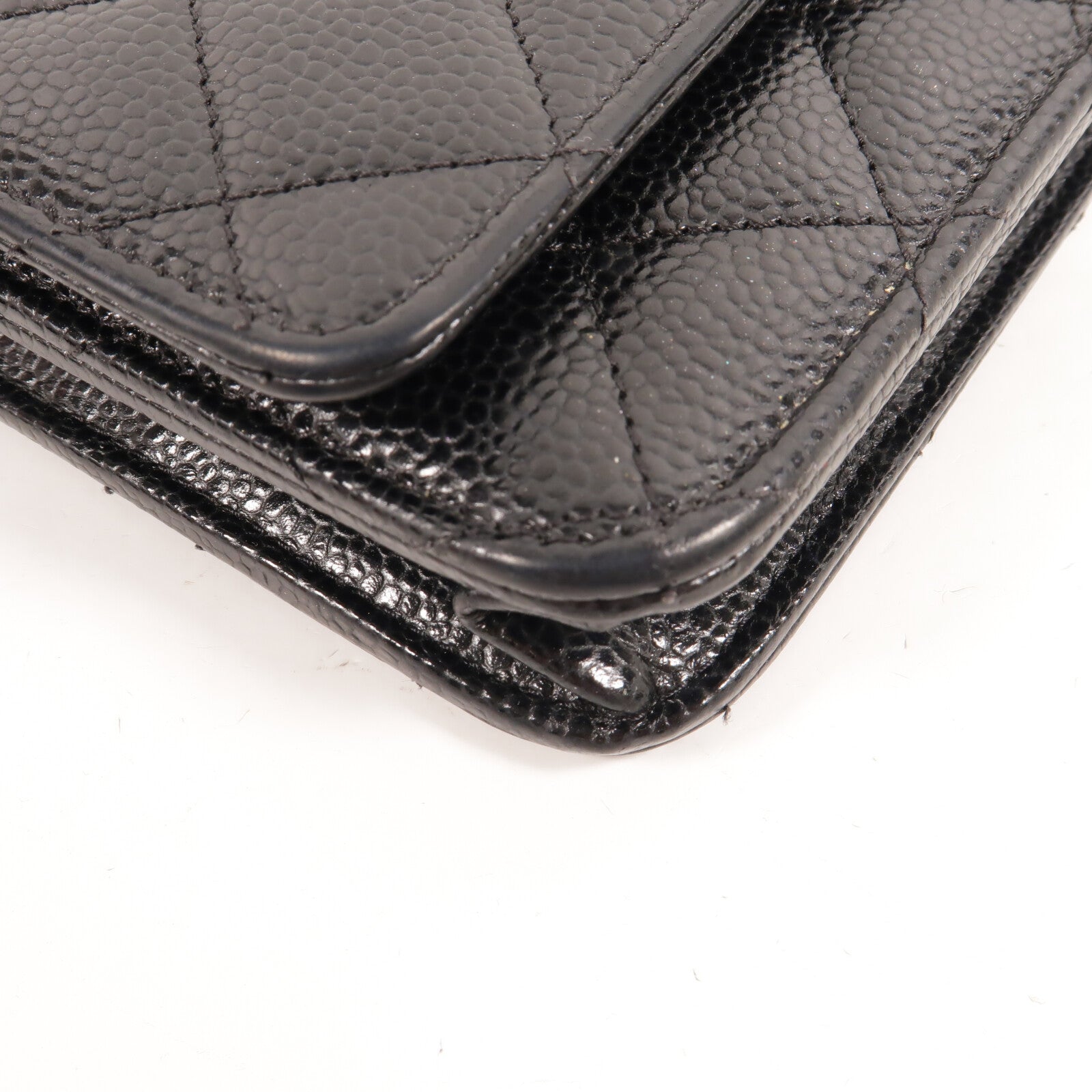 CHANEL 牛皮皮革WOC Wallet On Chain鏈帶肩背袋