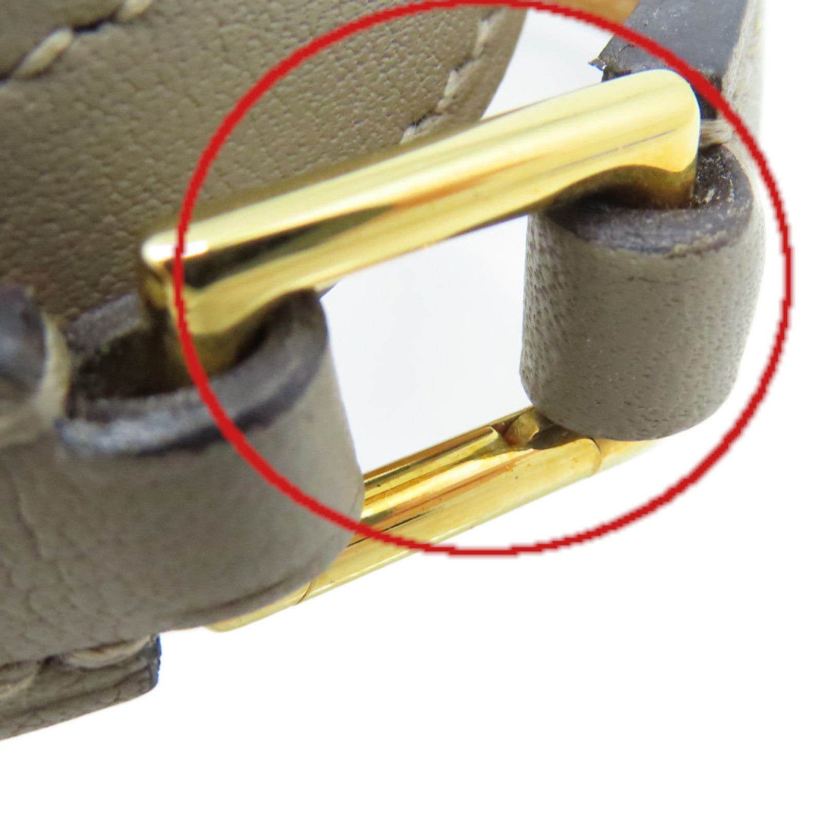 HERMES 【激減優惠】Swift皮革Rivale Double Tour Bracelet金扣手鏈金色/大象灰色
