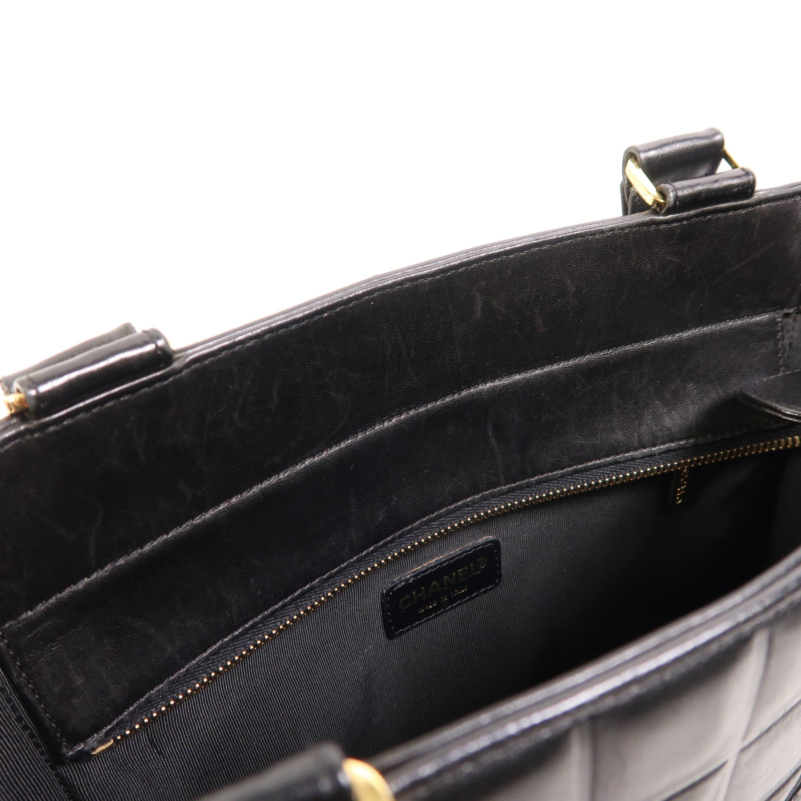 CHANEL 牛皮皮革Vintage Shoulder Bag金扣肩背袋