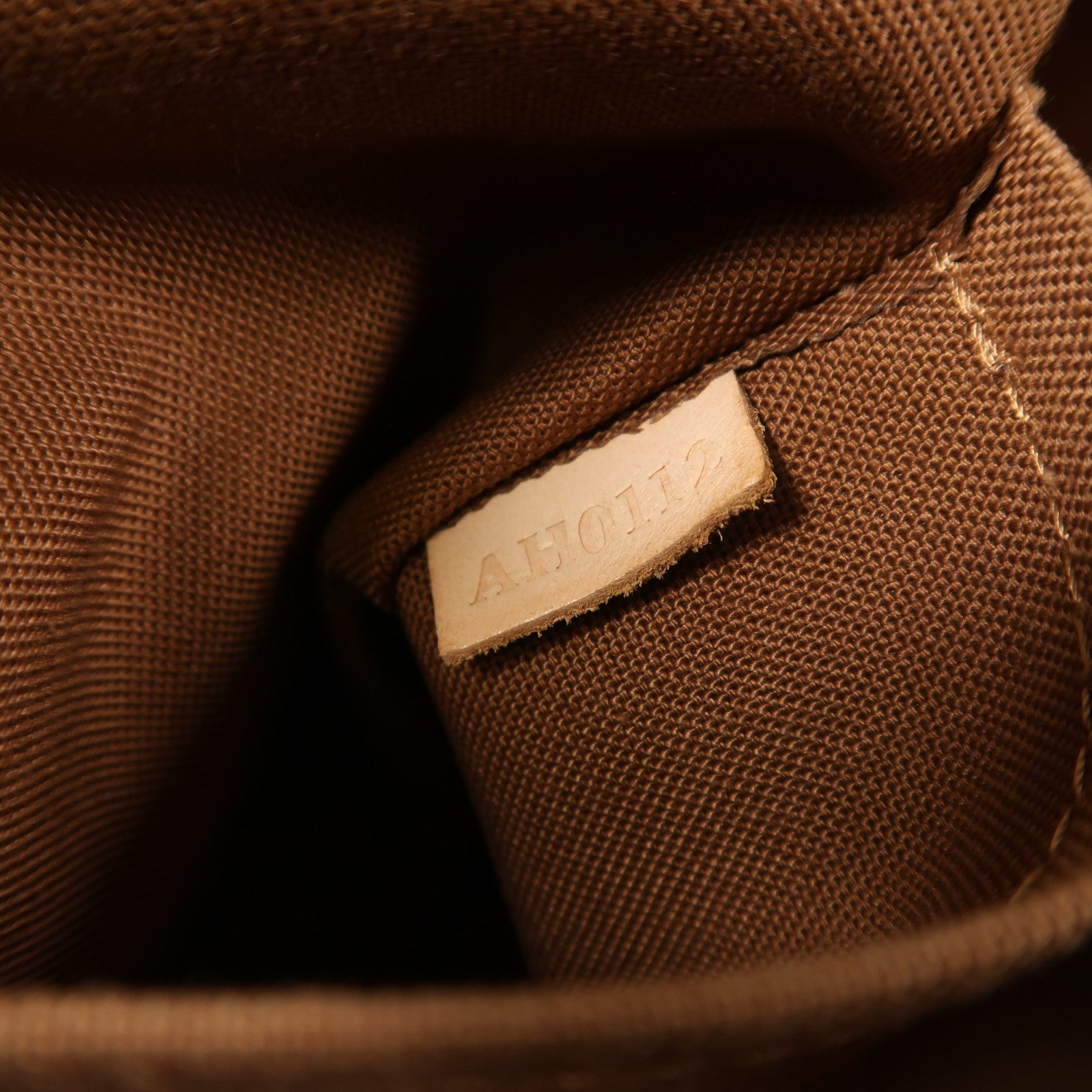 LOUIS VUITTON Monogram Tivoli PM金扣手挽袋棕色