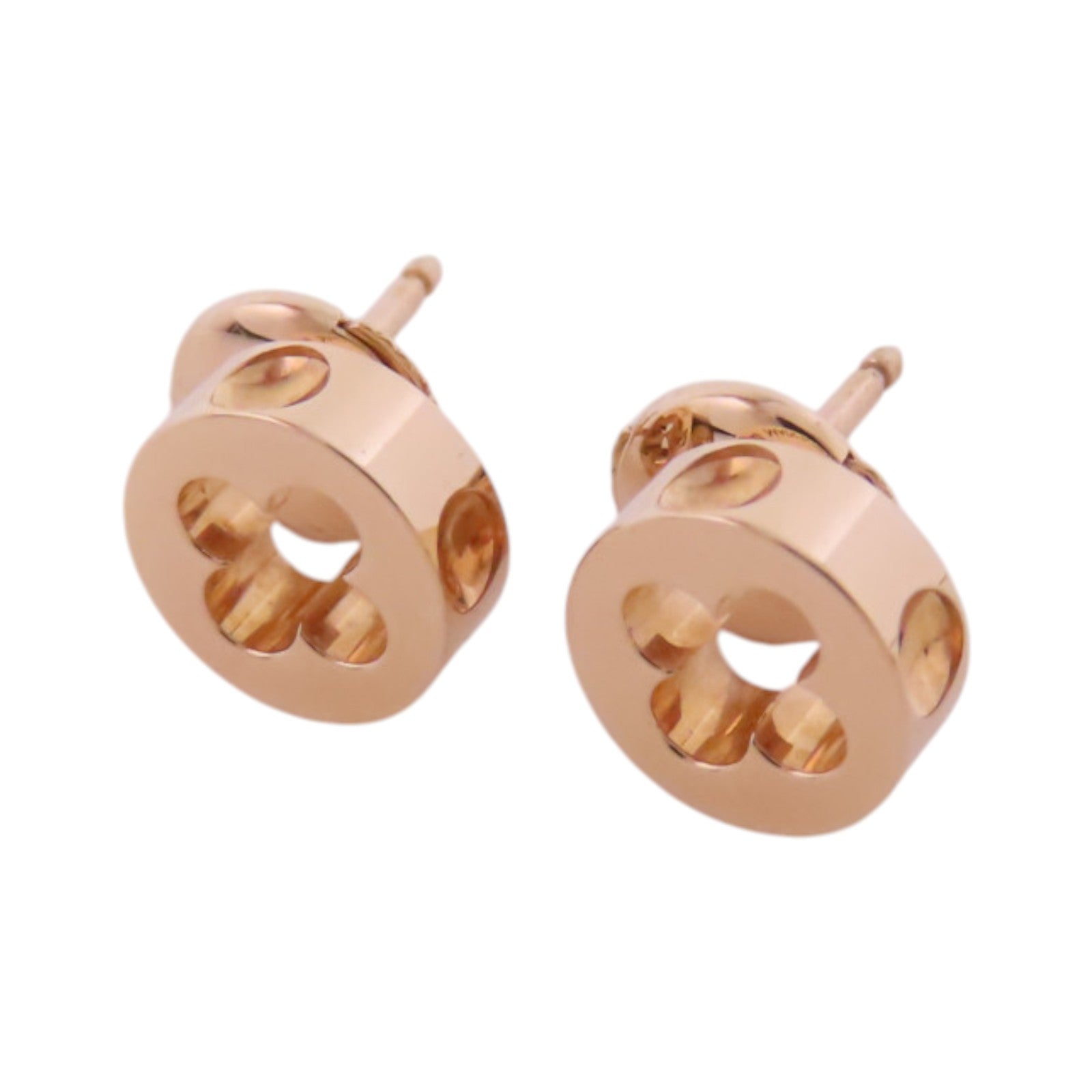 LOUIS VUITTON 18K玫瑰金Empreinte Earrings金扣耳環