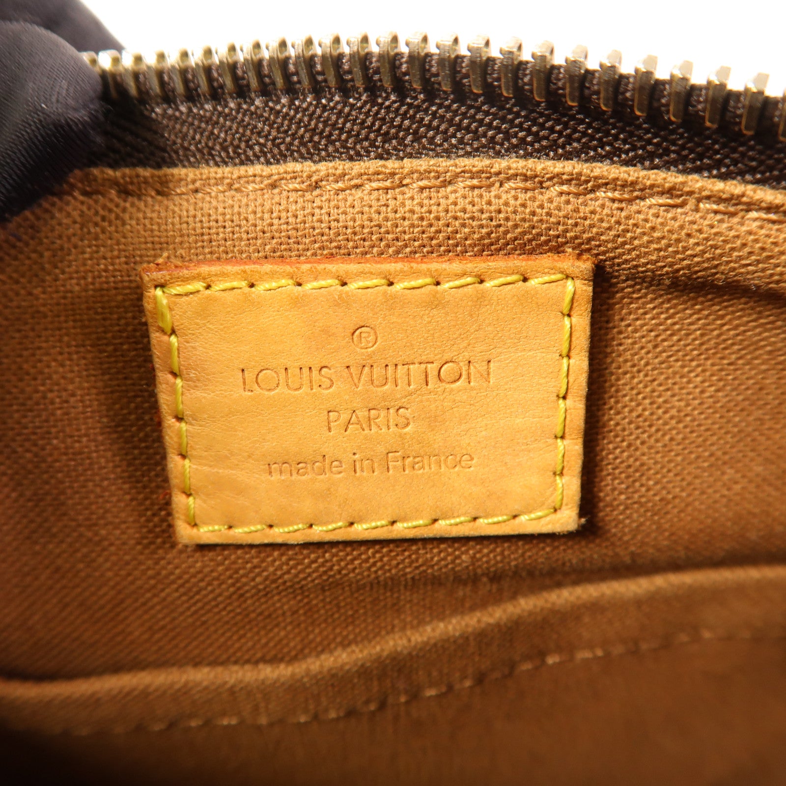 LOUIS VUITTON LV GHW Tikal GM Shoulder Bag Monogram M40077 Brown