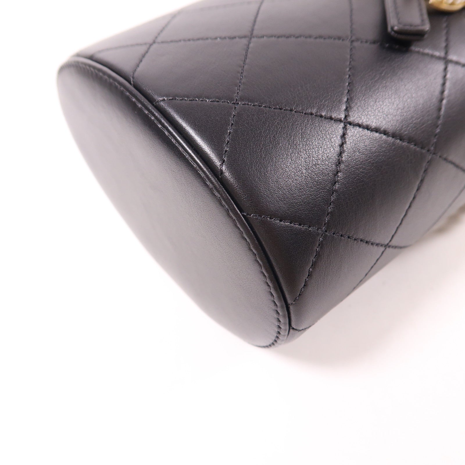 CHANEL 牛皮皮革Chain Shoulder Bag金扣鏈帶手挽肩背兩用袋