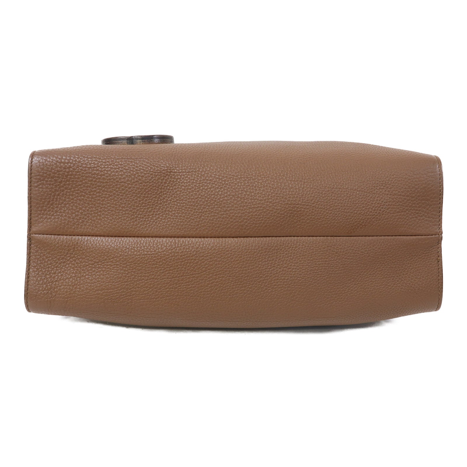 GUCCI 牛皮皮革Shoulder Bag金扣肩背袋啡色