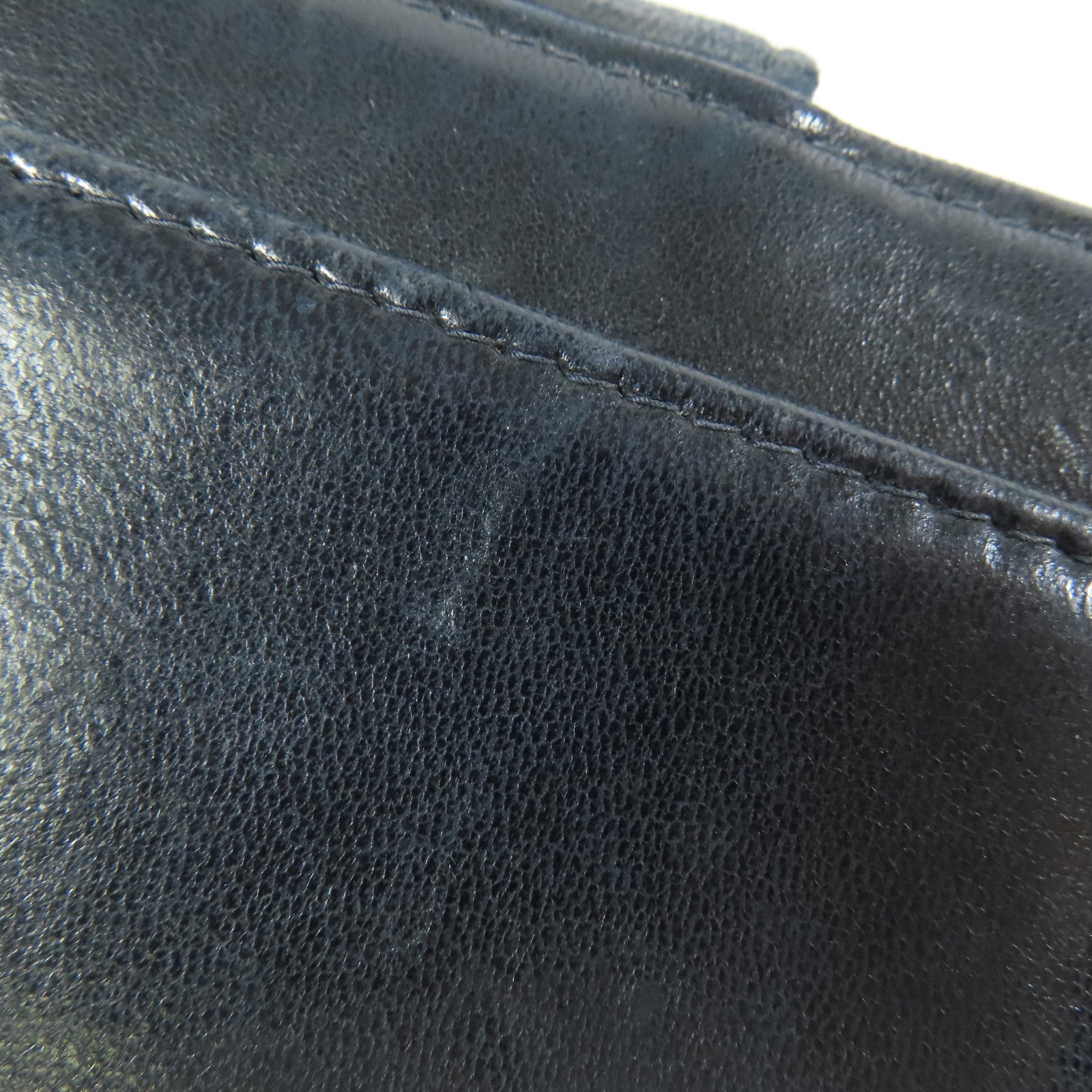 CHANEL 羊皮皮革Chain Shoulder銀扣肩背袋