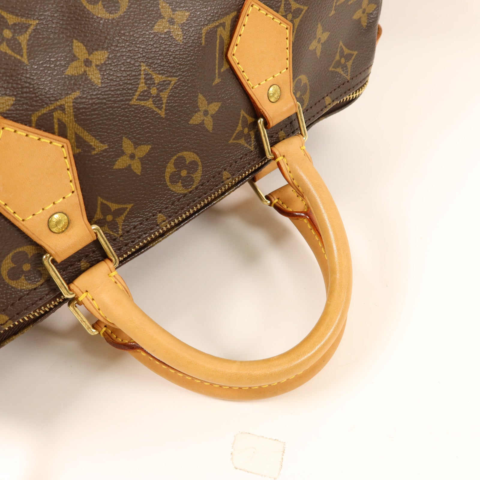 LOUIS VUITTON Monogram Speedy 30金扣手挽袋