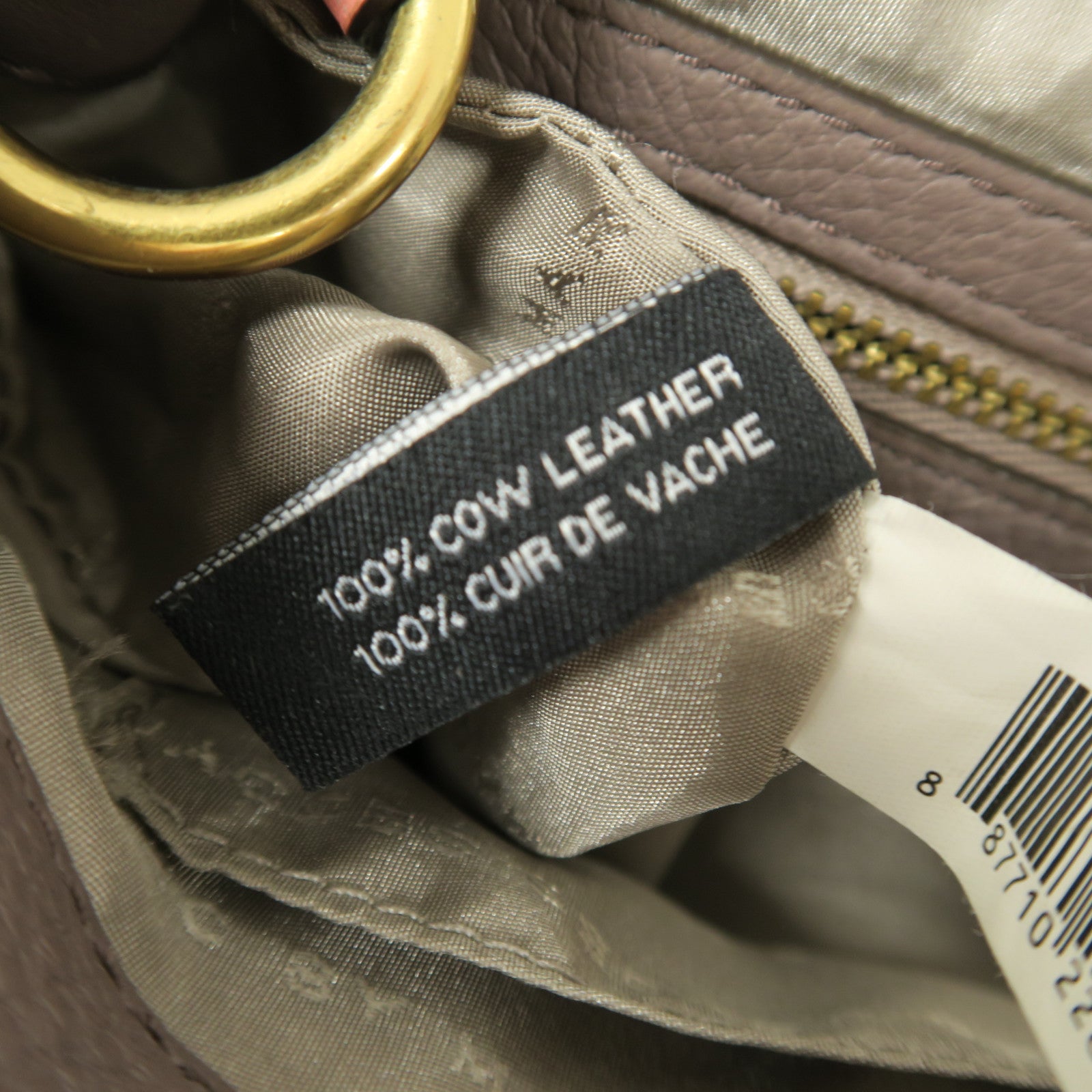 MARC JACOBS 【激減優惠】牛皮皮革Shoulder Bag金扣肩背袋粉紅色/啡色